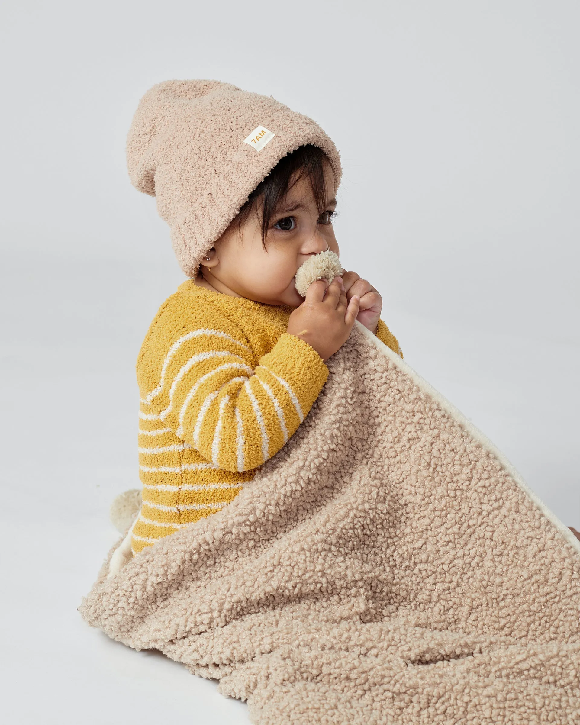 Long Sleeved Top Striped - Fuzzy