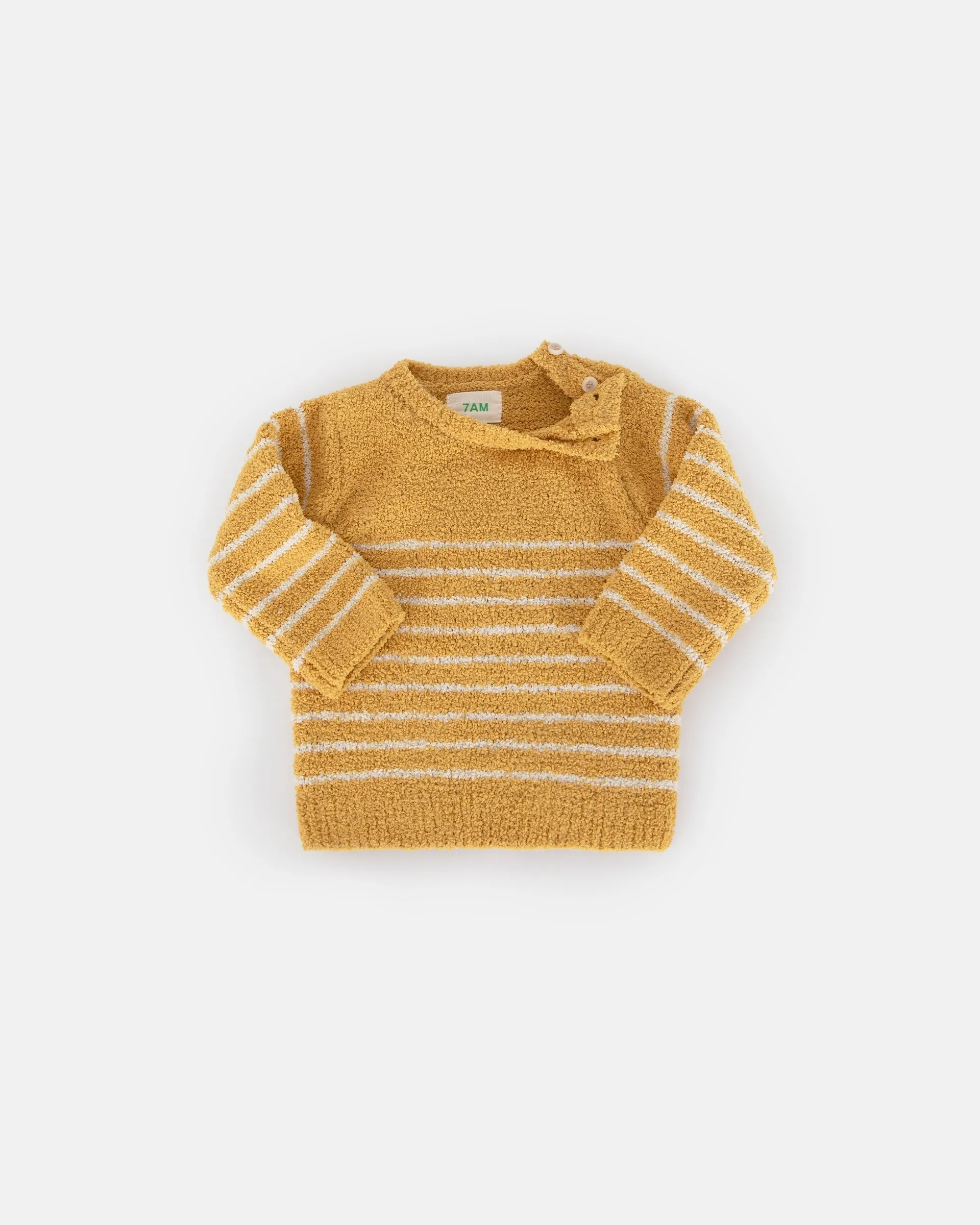 Long Sleeved Top Striped - Fuzzy