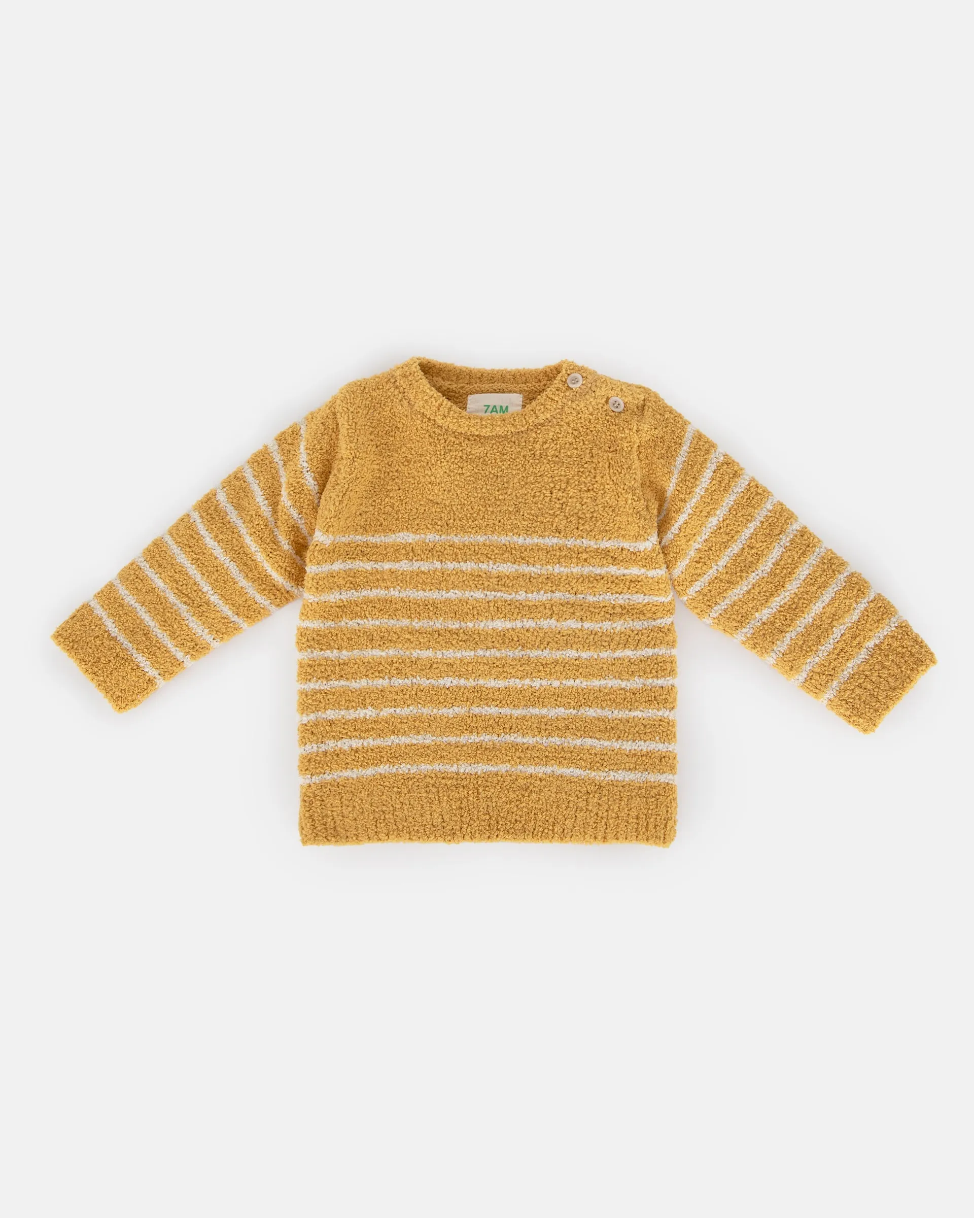 Long Sleeved Top Striped - Fuzzy