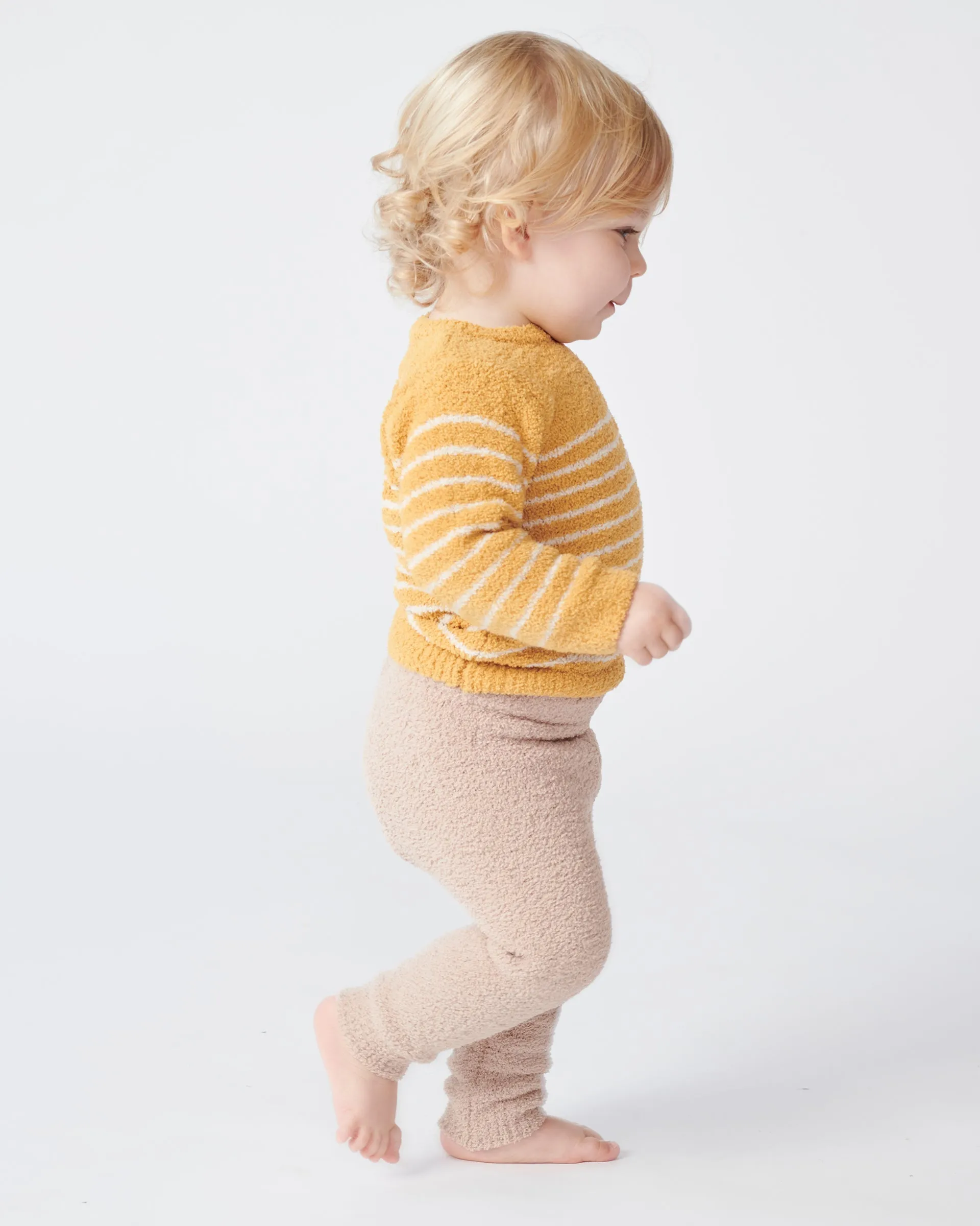 Long Sleeved Top Striped - Fuzzy