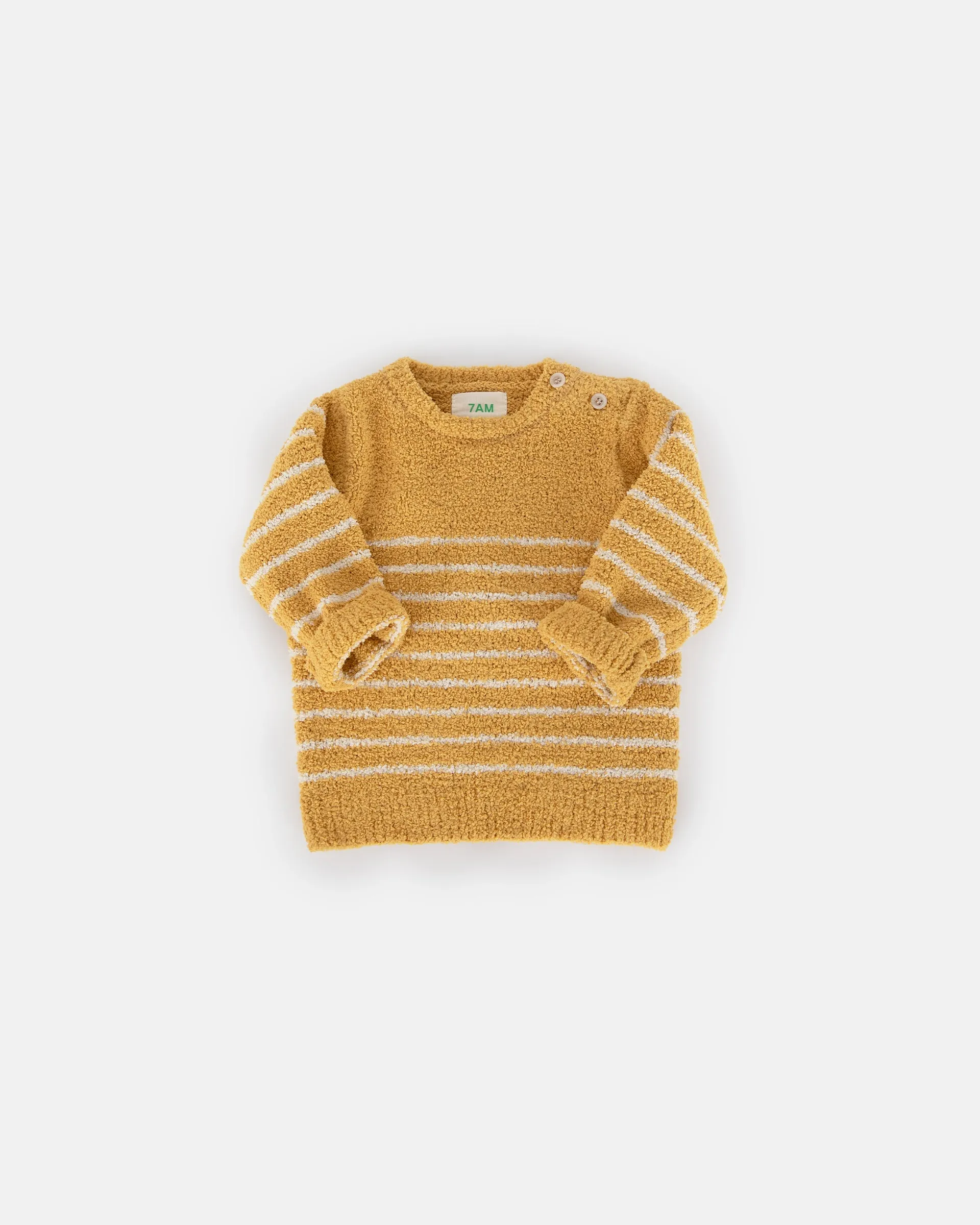 Long Sleeved Top Striped - Fuzzy
