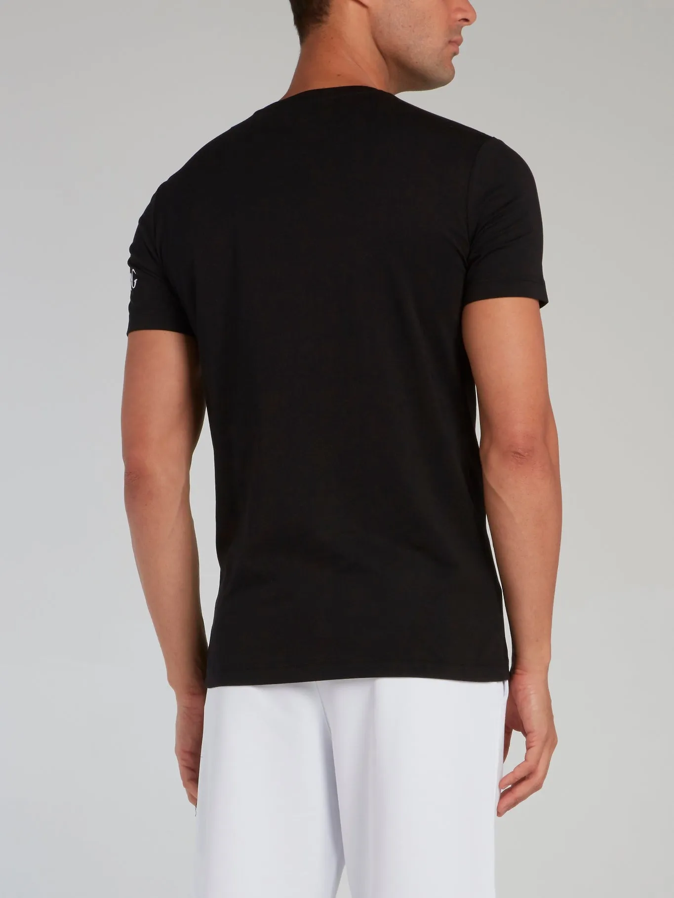 Looney Tunes Black Contrast Embroidered T-Shirt