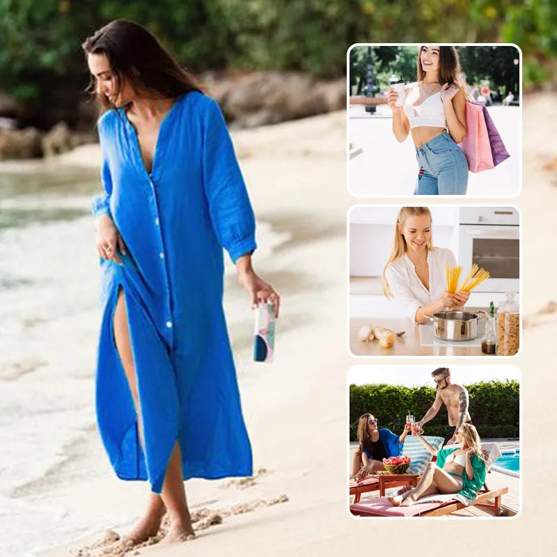 Loose, Breathable & Slimming Shirt Dress