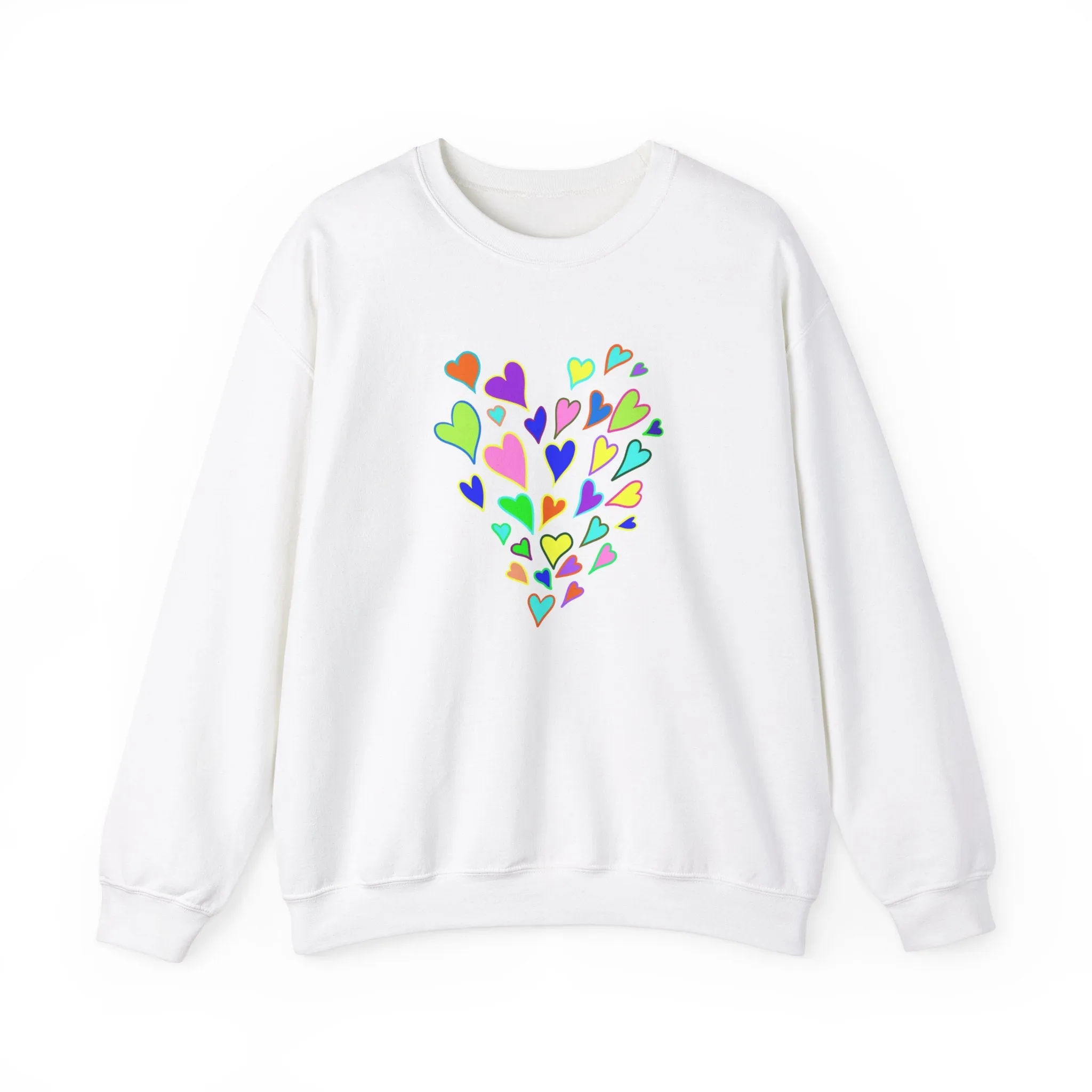 Love Hearts Crewneck Jumper