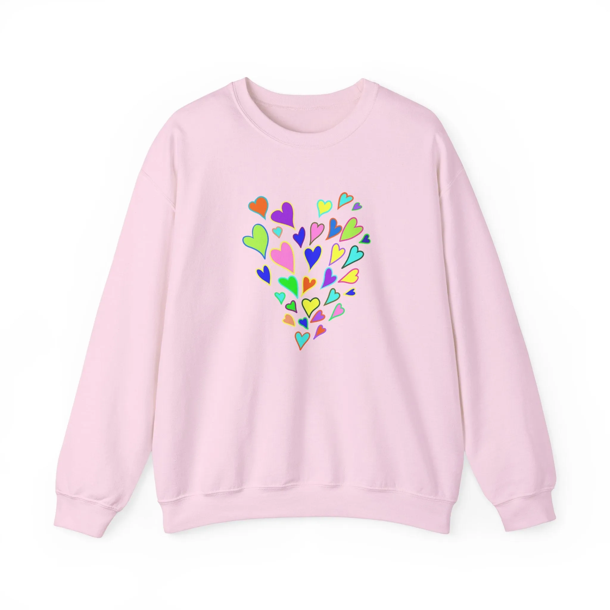 Love Hearts Crewneck Jumper