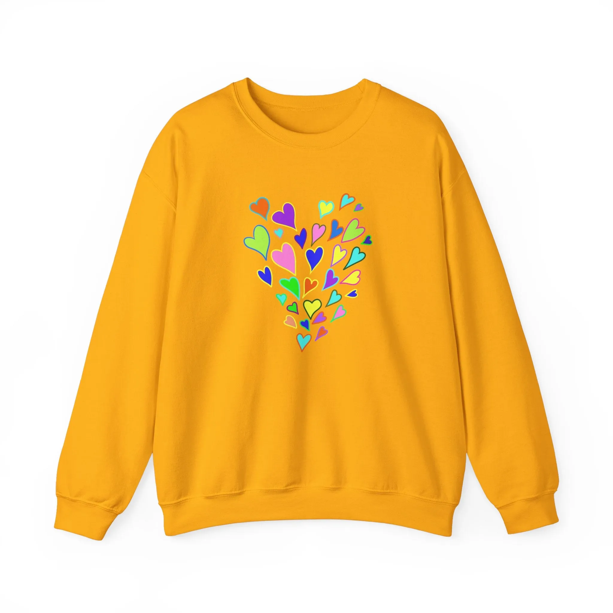 Love Hearts Crewneck Jumper