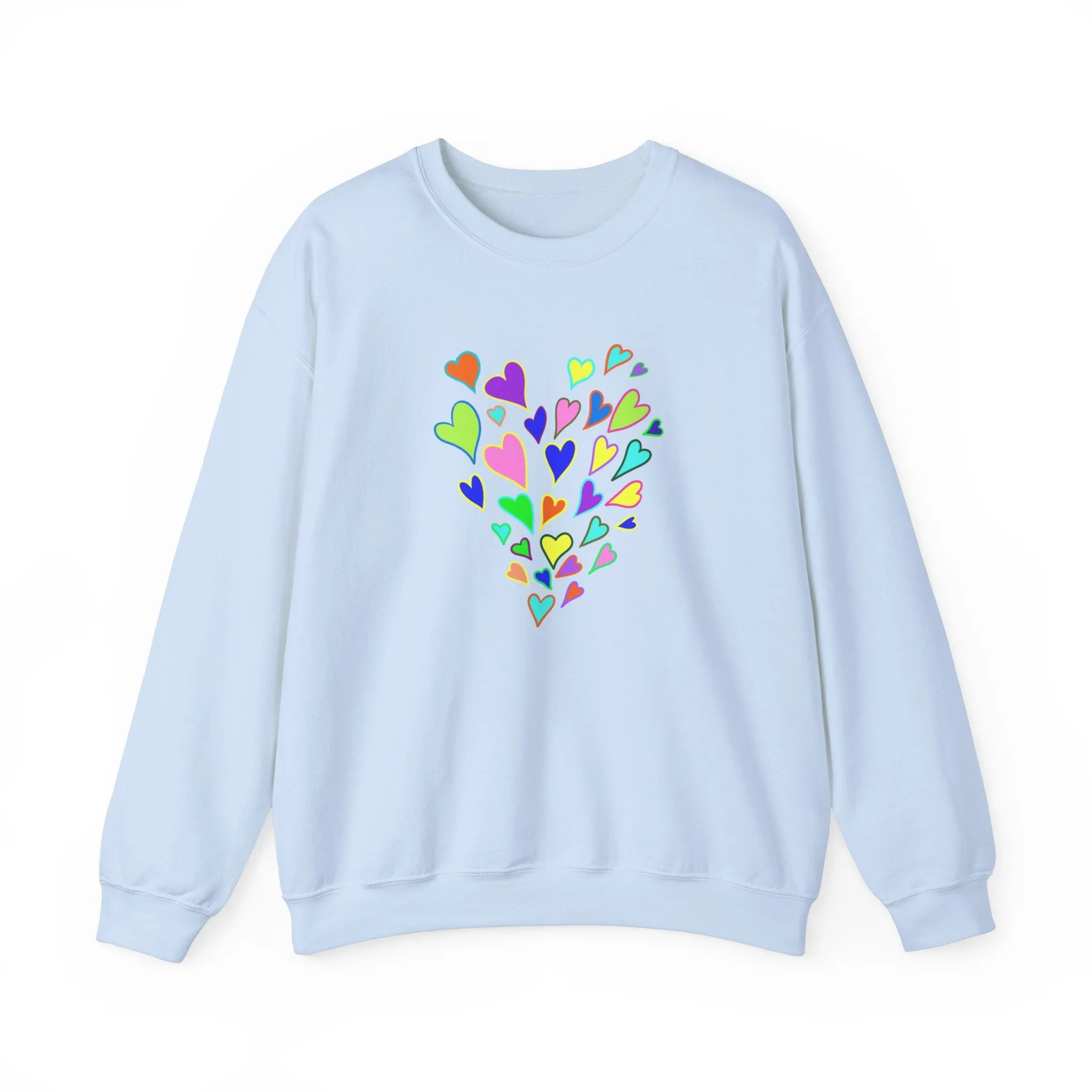 Love Hearts Crewneck Jumper