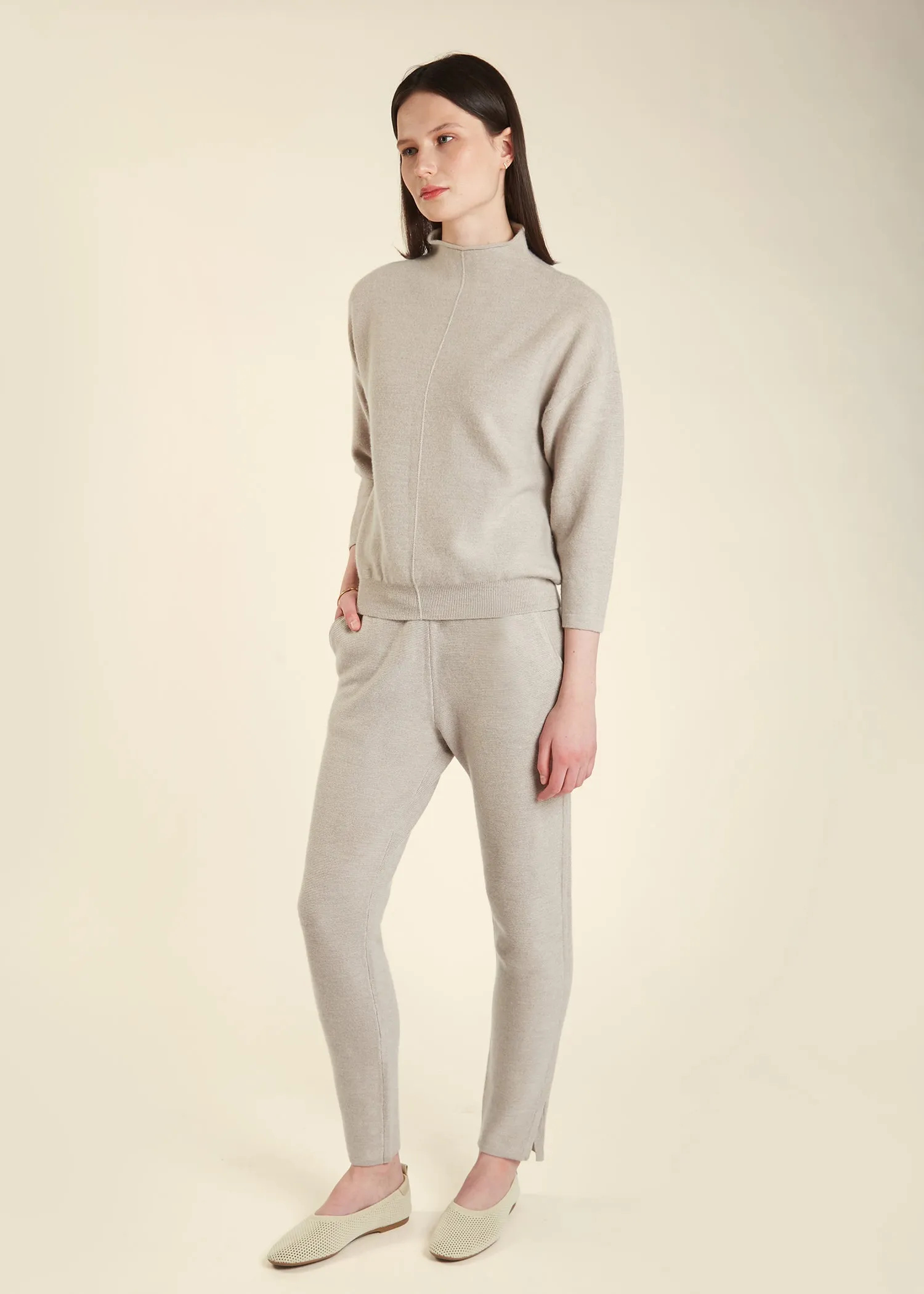 LUXE SLIM PANTS IN CASHWOOL