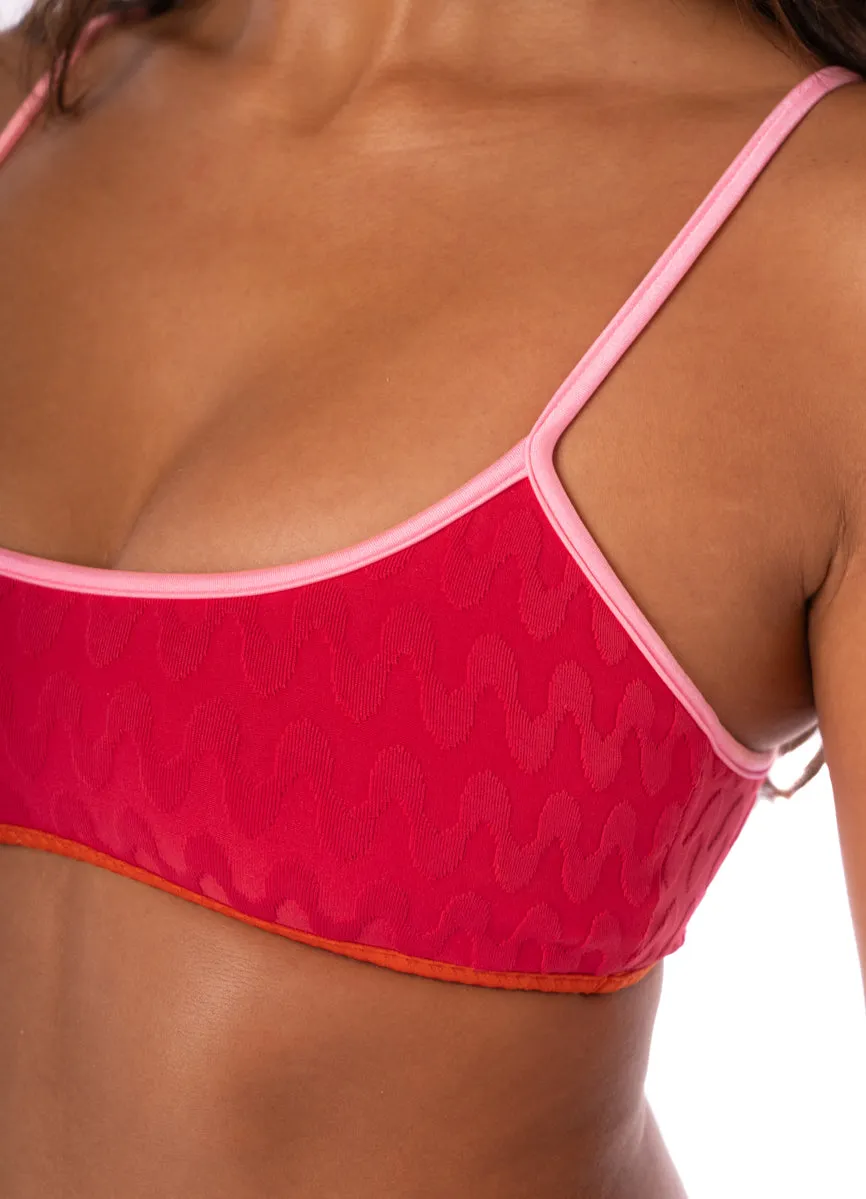 Maaji Apple Red Lane Bralette
