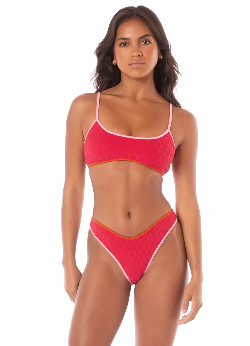 Maaji Apple Red Lane Bralette