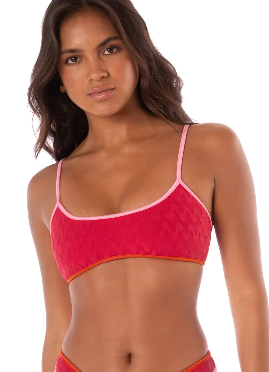 Maaji Apple Red Lane Bralette