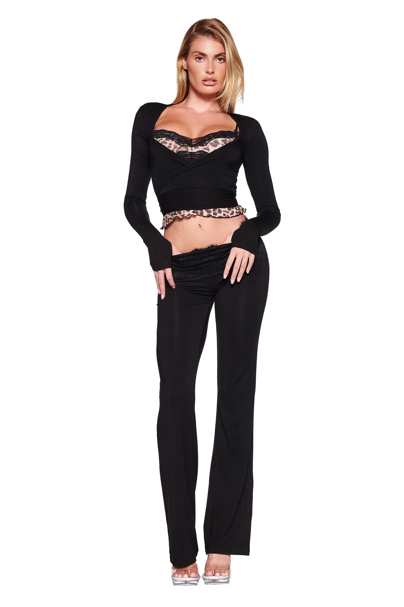 MANDY TOP - BLACK