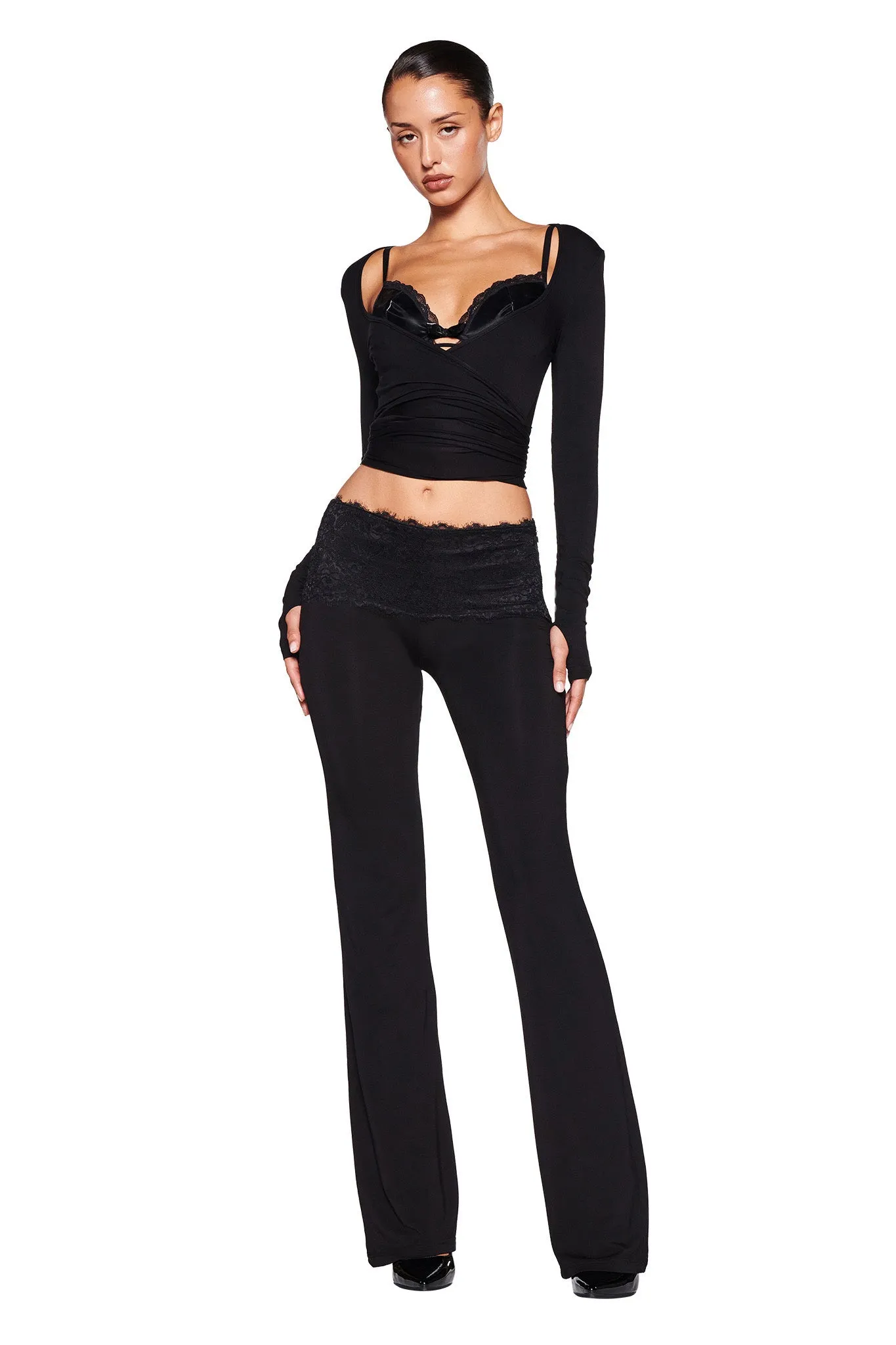 MANDY TOP - BLACK