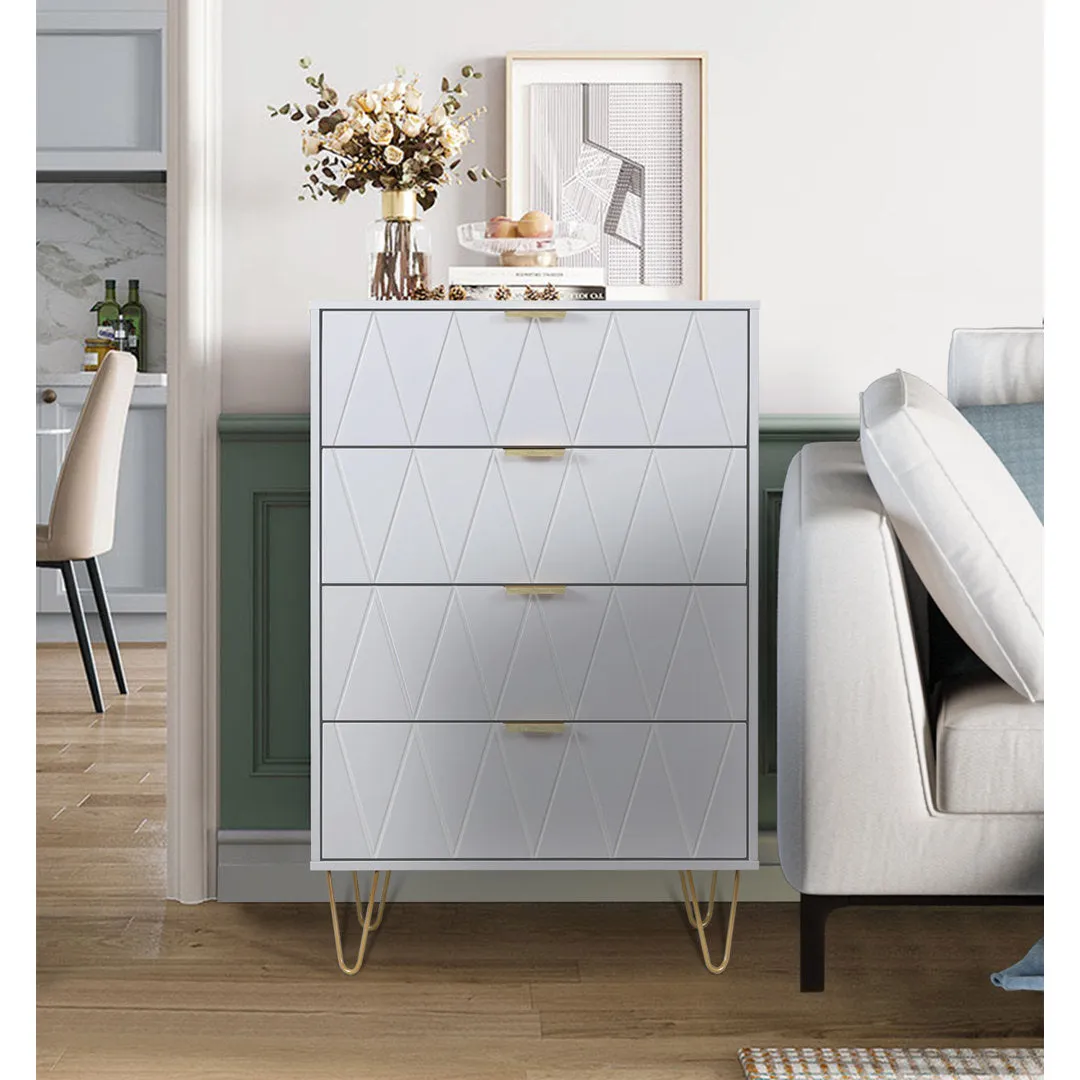 Marable 4 Drawer 23.6" W Chest Willa Arlo™ Interiors Color: White