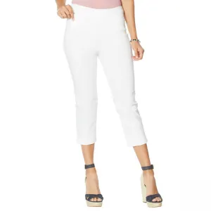 MarlaWynne Women's Slimming FLATTERfit Capri Pants
