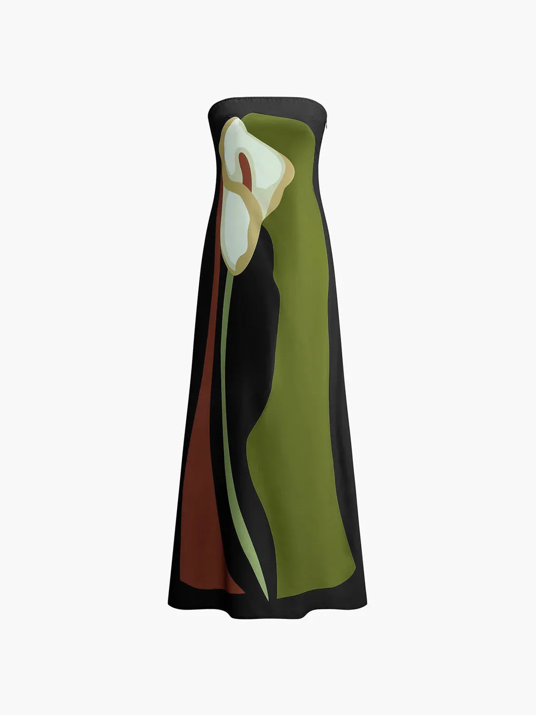 Maxi Belle™ | Abstract Strapless Maxi Dress | Lightweight Fabric, Flowy Design & Comfortable Fit