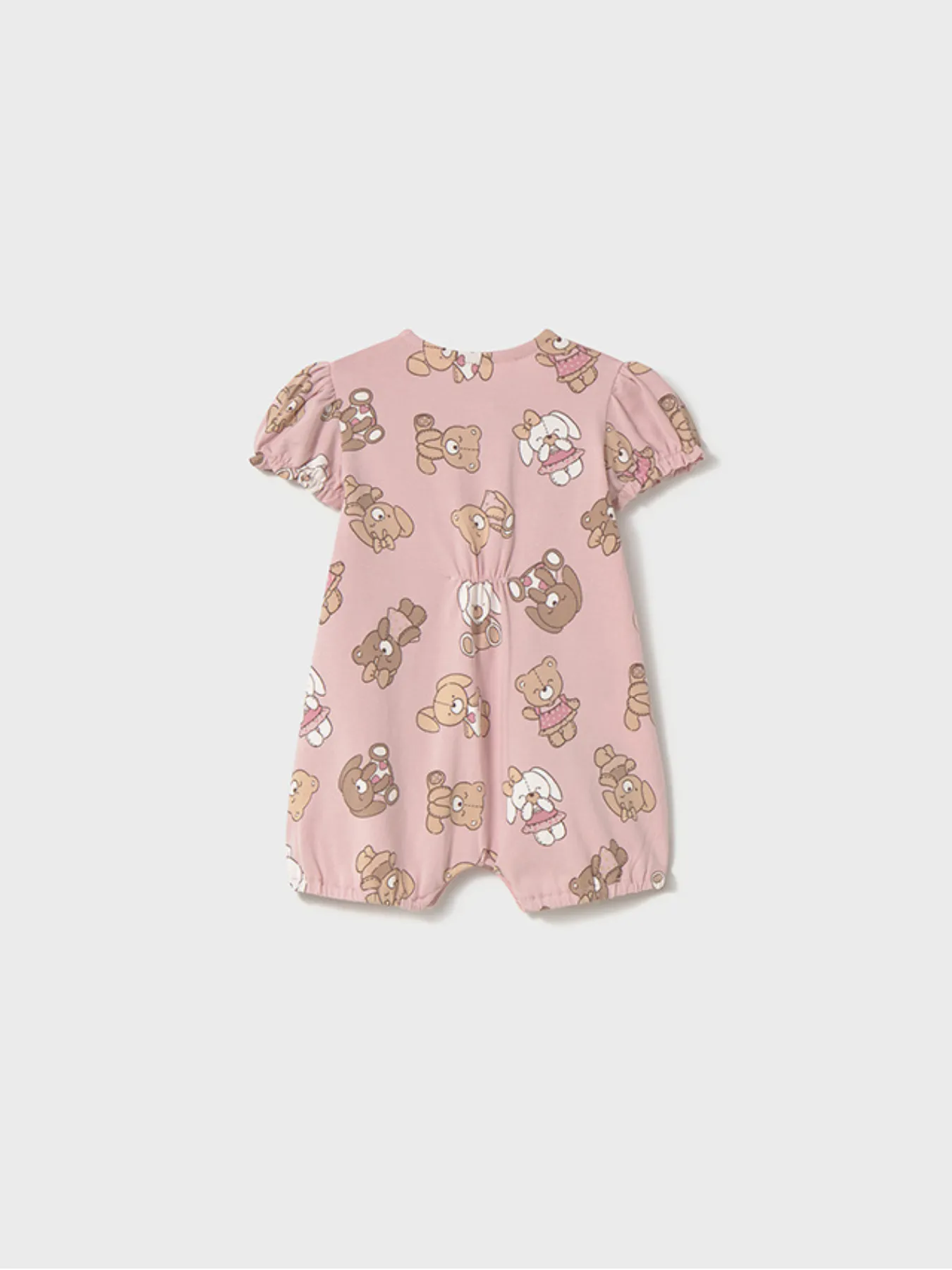 Mayoral Baby Girl Pink Teddy Romper