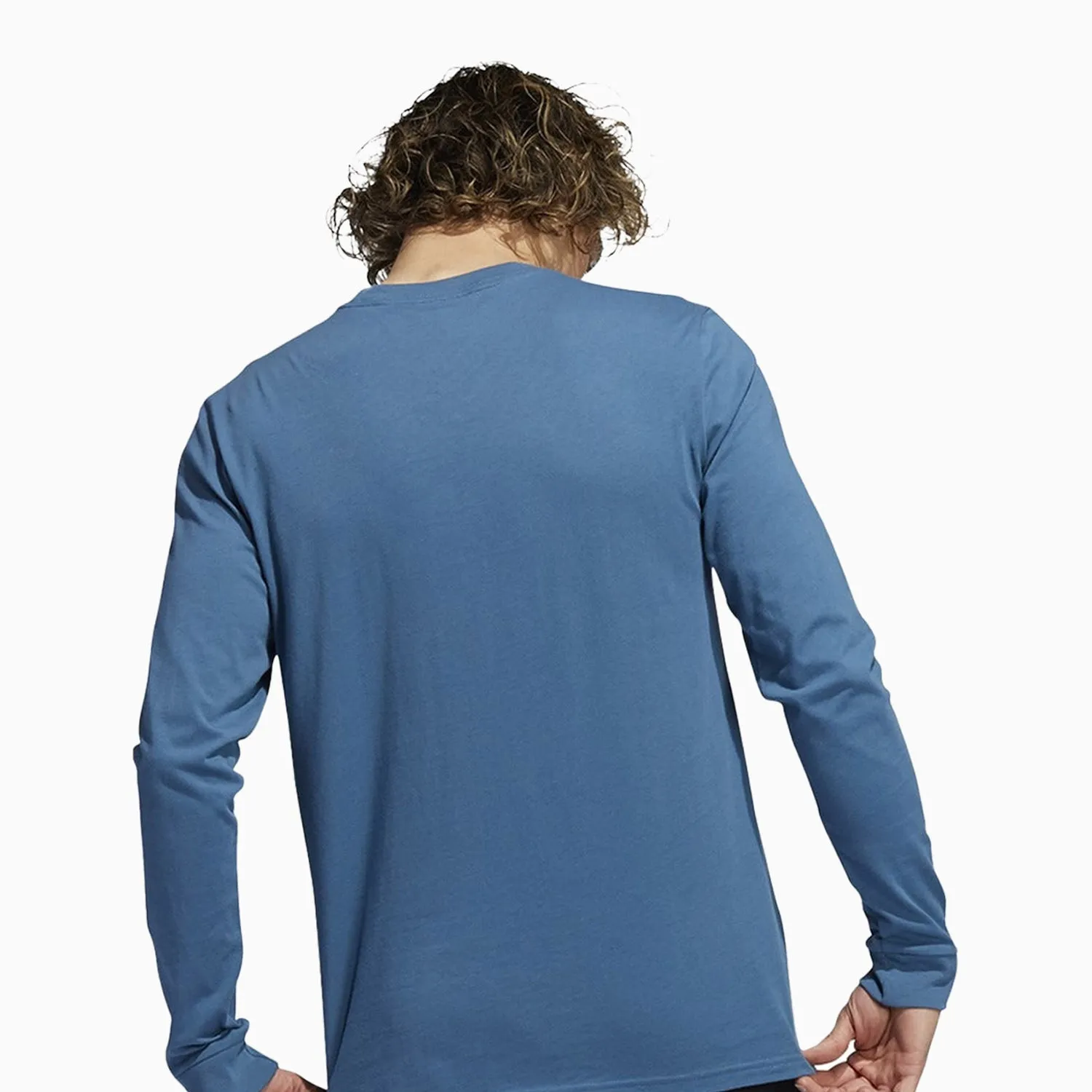 Men's Solid Badge Of Sport T Shirt