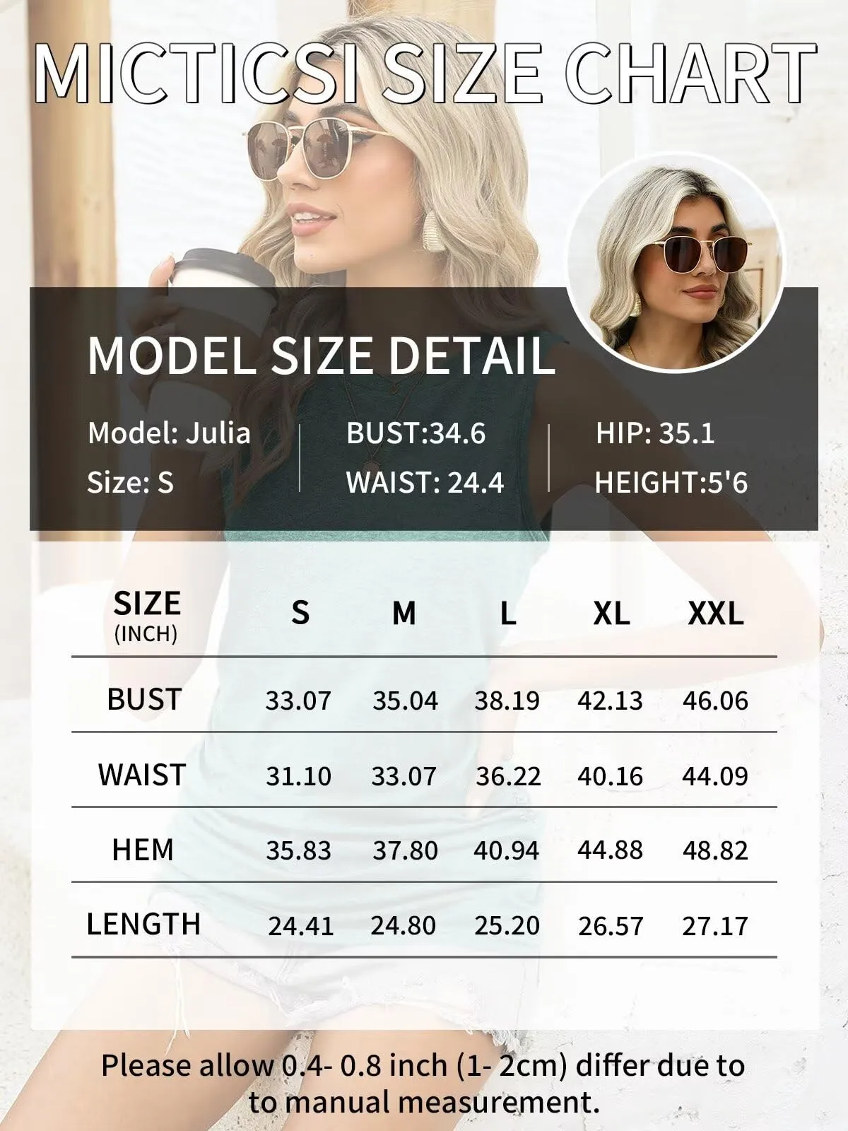 Micticsi Womens Ruched Tank Tops Crewneck Sleeveless Tops Dressy Casual Spring Summer Tops for Women 2024 Blue