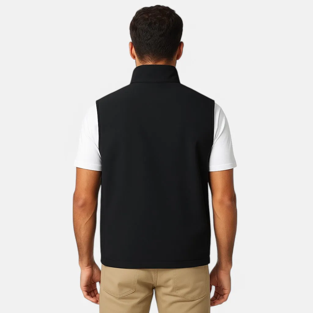 Monacogents | Lambswool Padded Vest with Stand Collar