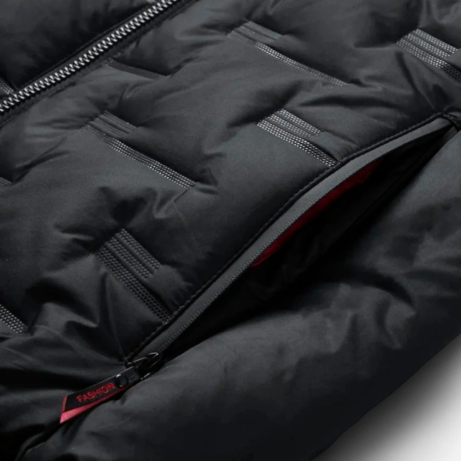 Monacogents | Multicolor Hooded Puffer Vest