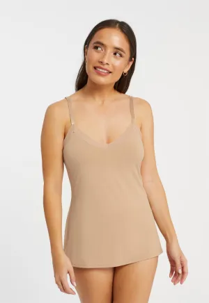 Montelle Camisole Slip- 9504- Nude/Black