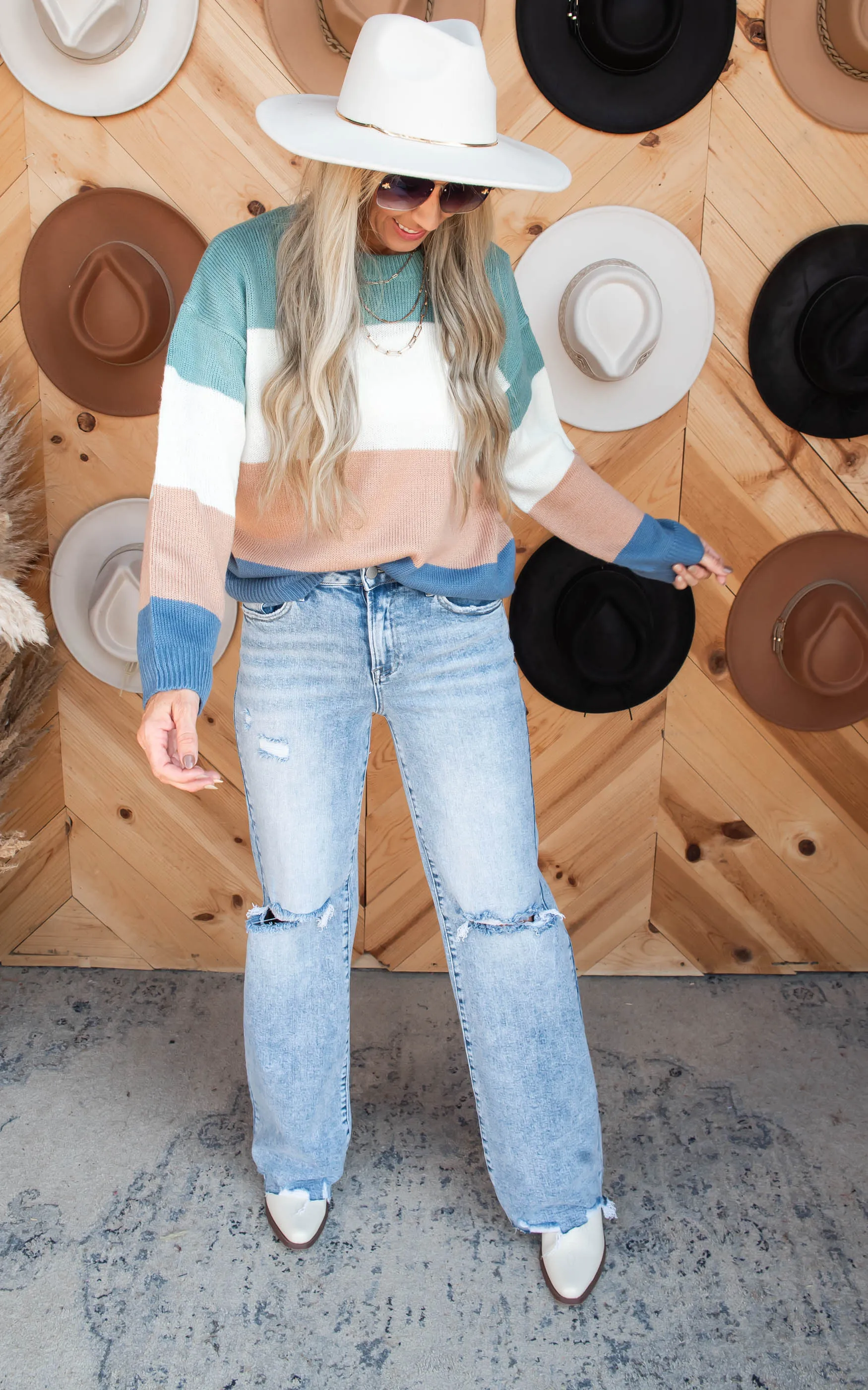 Muted Memories Multi Color Sweater