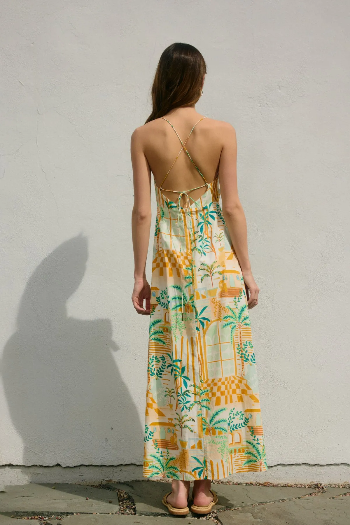 Nadinne Knot Front Maxi Dress
