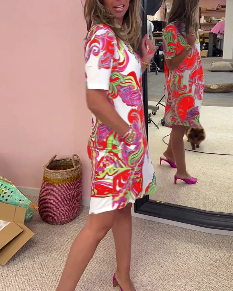 Narelle - Chic Printed Dress