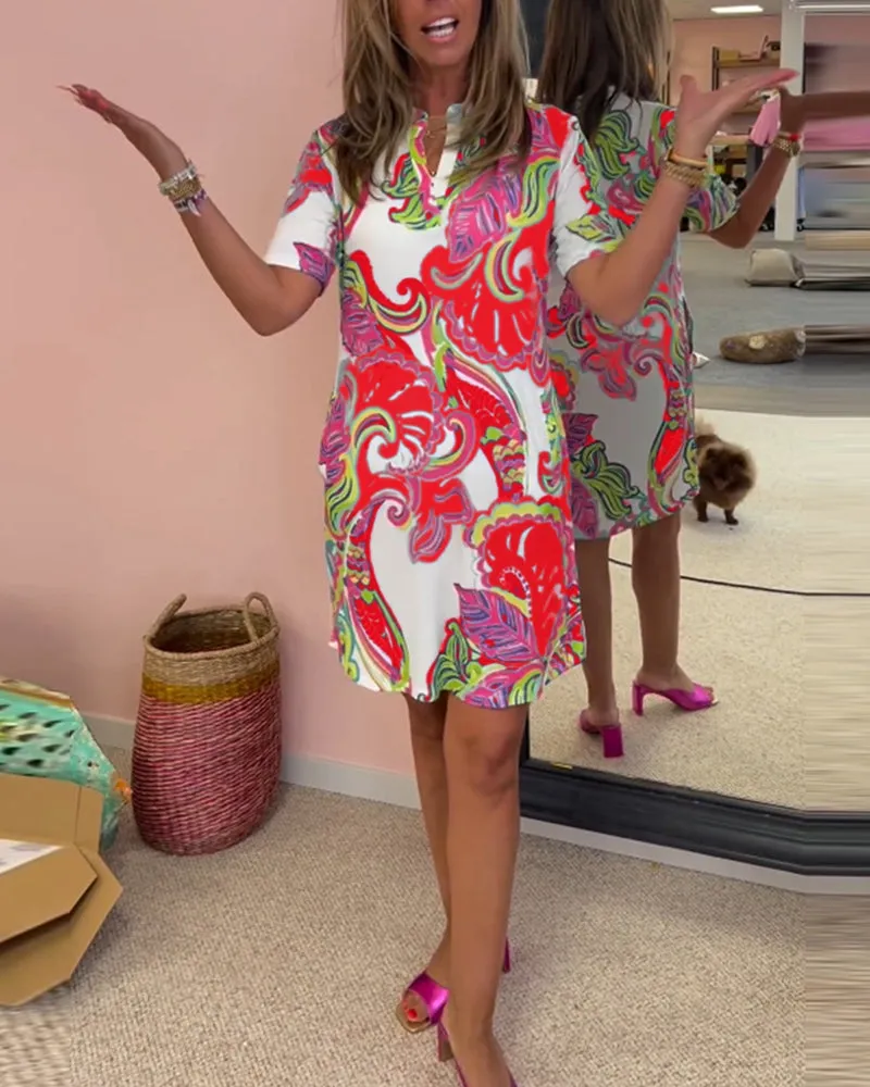 Narelle - Chic Printed Dress