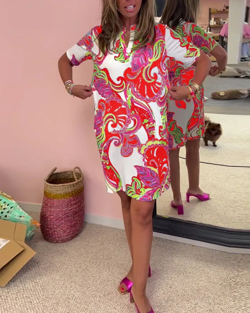 Narelle - Chic Printed Dress