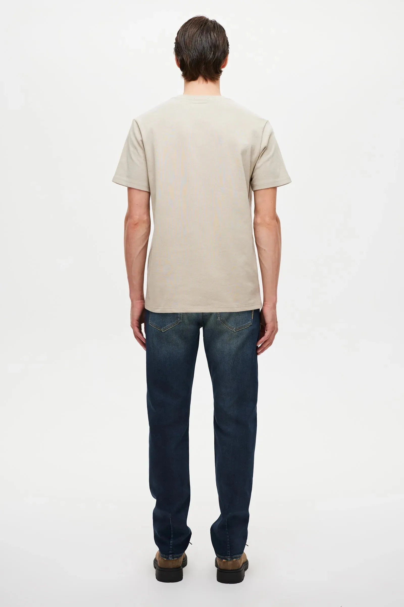 Neuw Denim Neuw Rib Band Tee - Sand