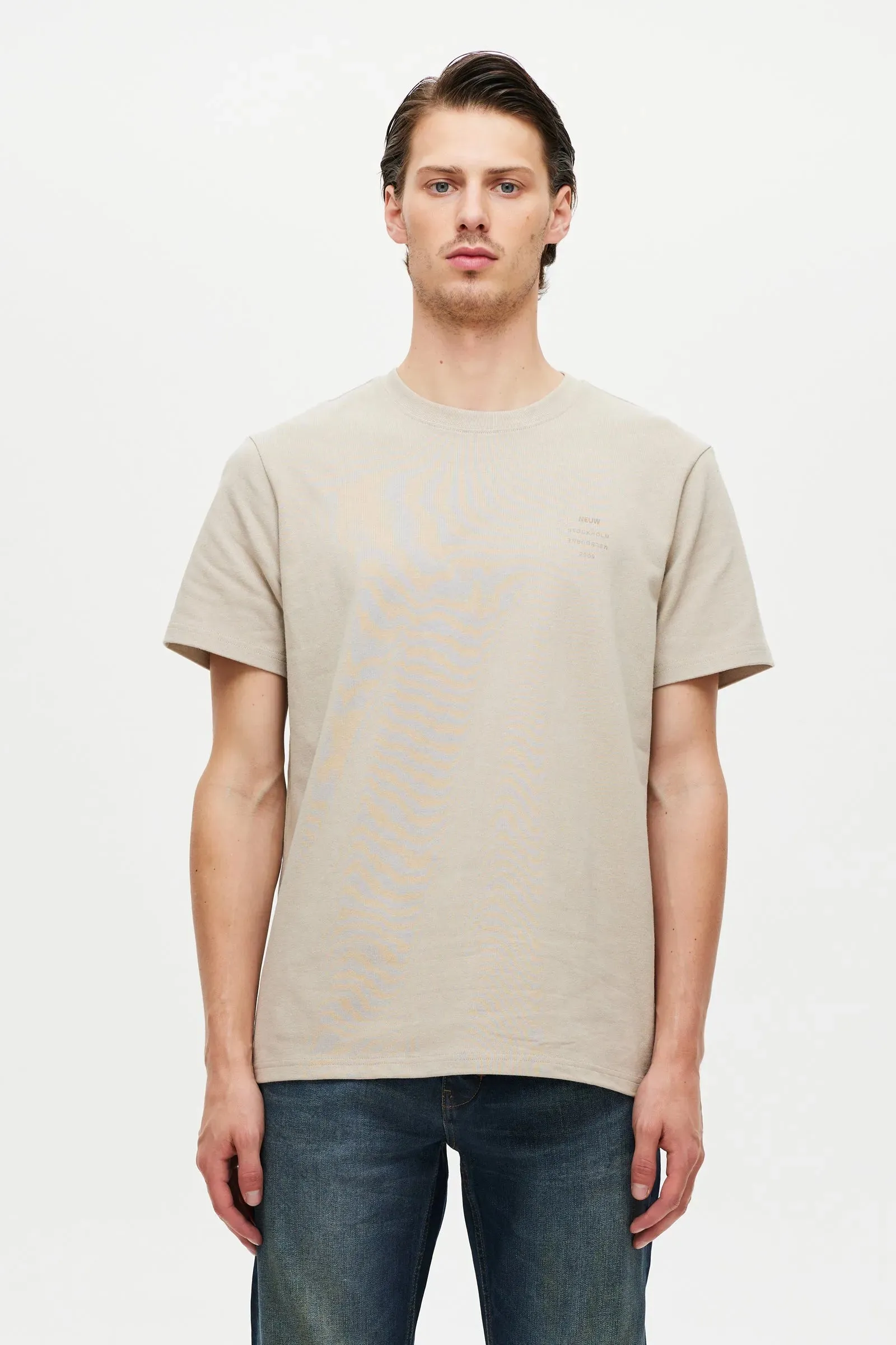 Neuw Denim Neuw Rib Band Tee - Sand