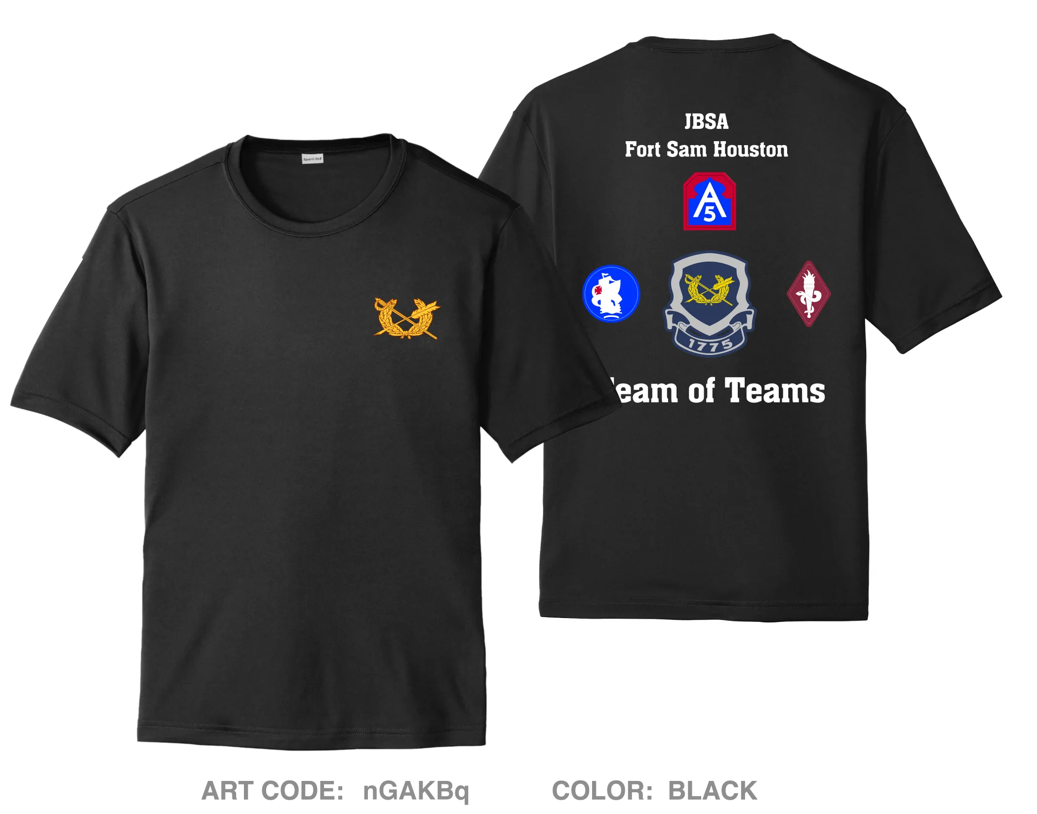 Office of the Staff Judge Advocate, ARNORTH (5th Army) Hi-Tech Performance Unisex SS Tee - nGAKBq