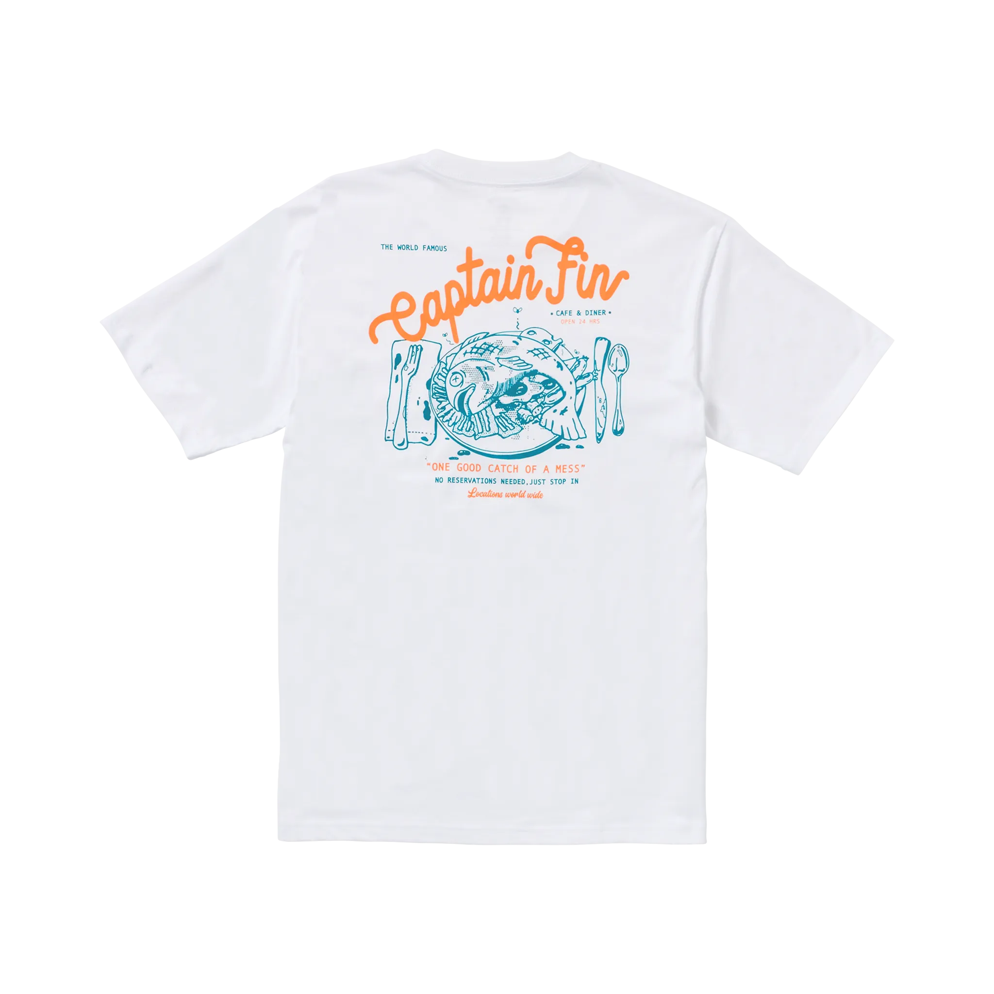 One Good Catch Short Sleeve Tee - White