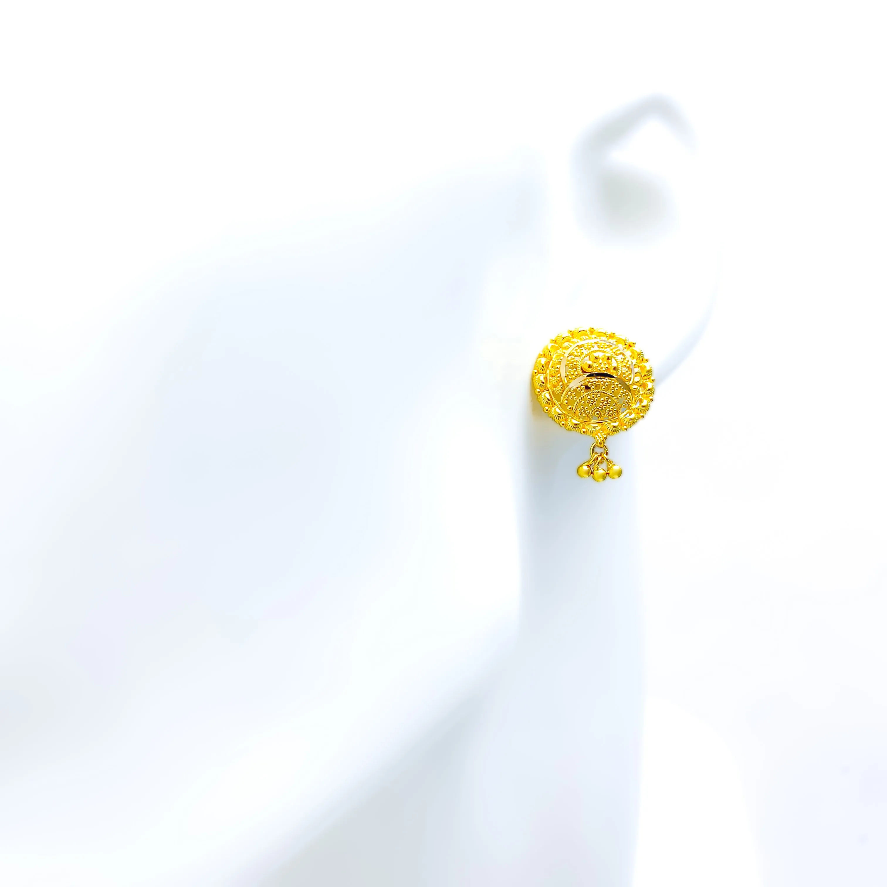 Opulent Gorgeous 22k Gold Earrings