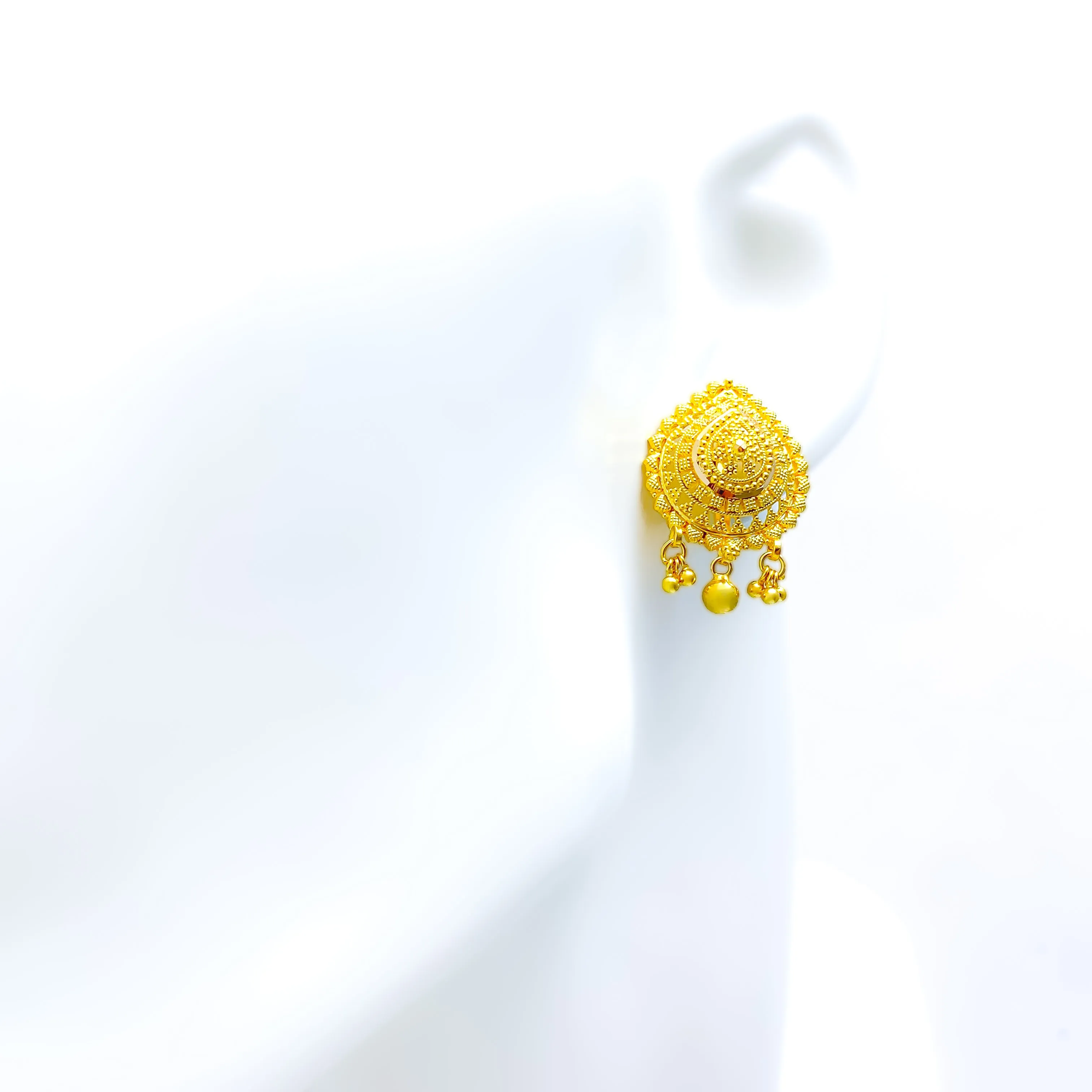 Palatial Drop 22k Gold Earrings