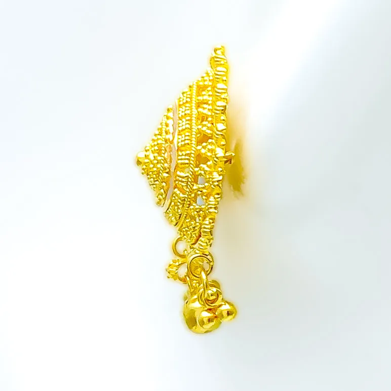 Palatial Drop 22k Gold Earrings