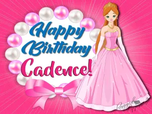 Personalized Princes Birthday Sign
