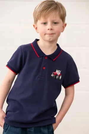 Pier Short Sleeve Polo Shirt - Red Tractor