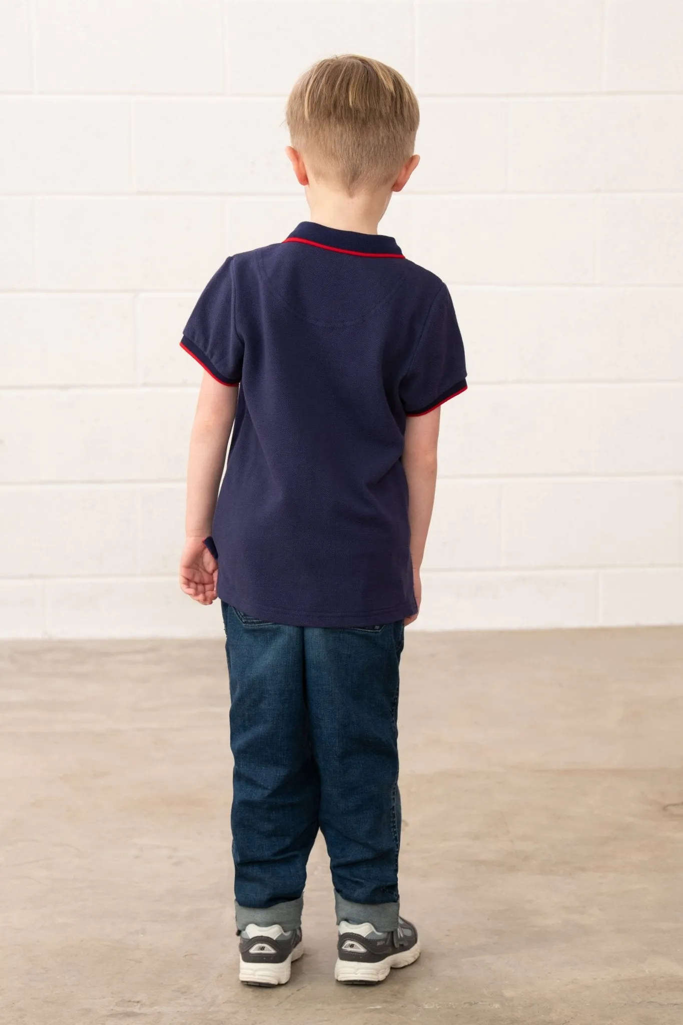 Pier Short Sleeve Polo Shirt - Red Tractor