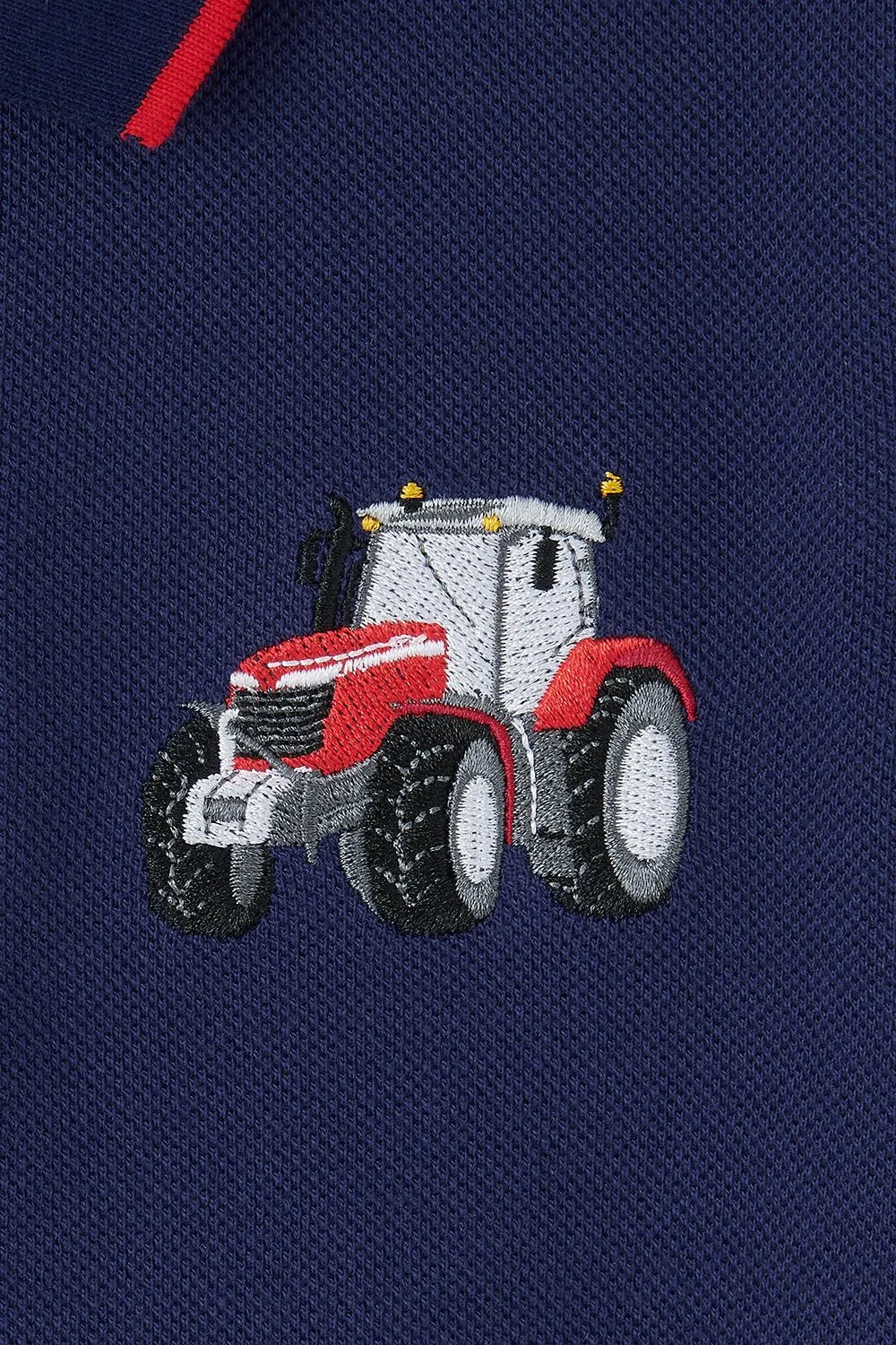 Pier Short Sleeve Polo Shirt - Red Tractor