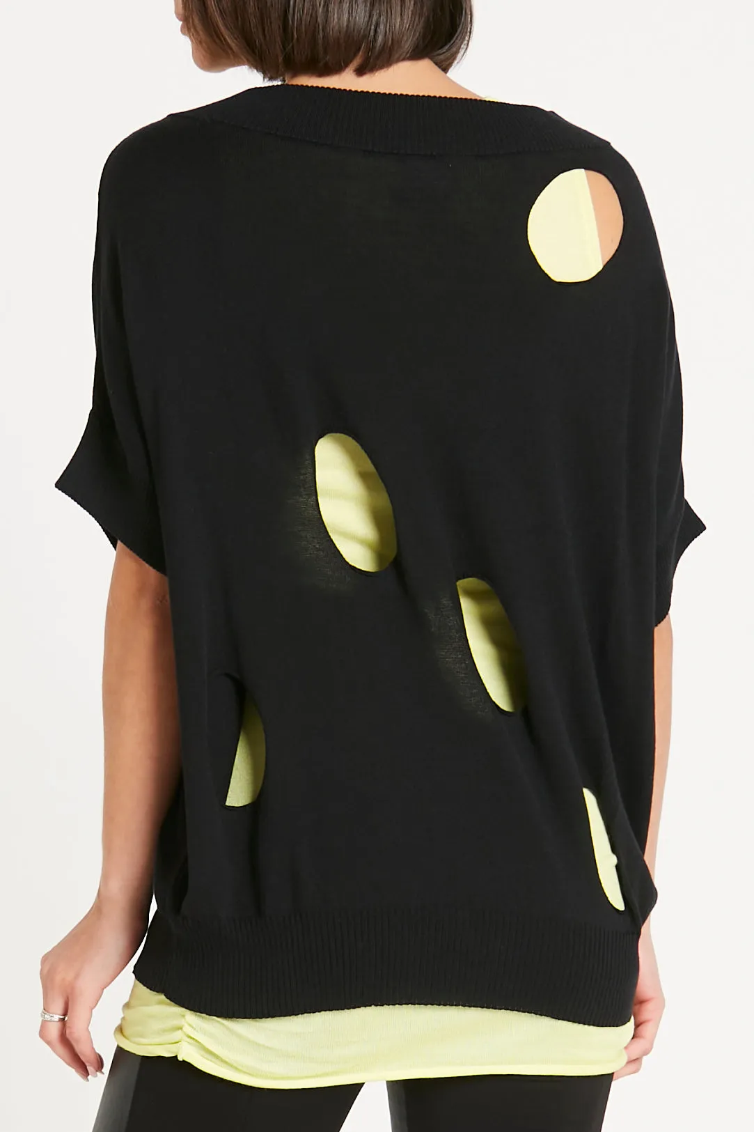 Pima Cotton Round Out Boatneck Sweater