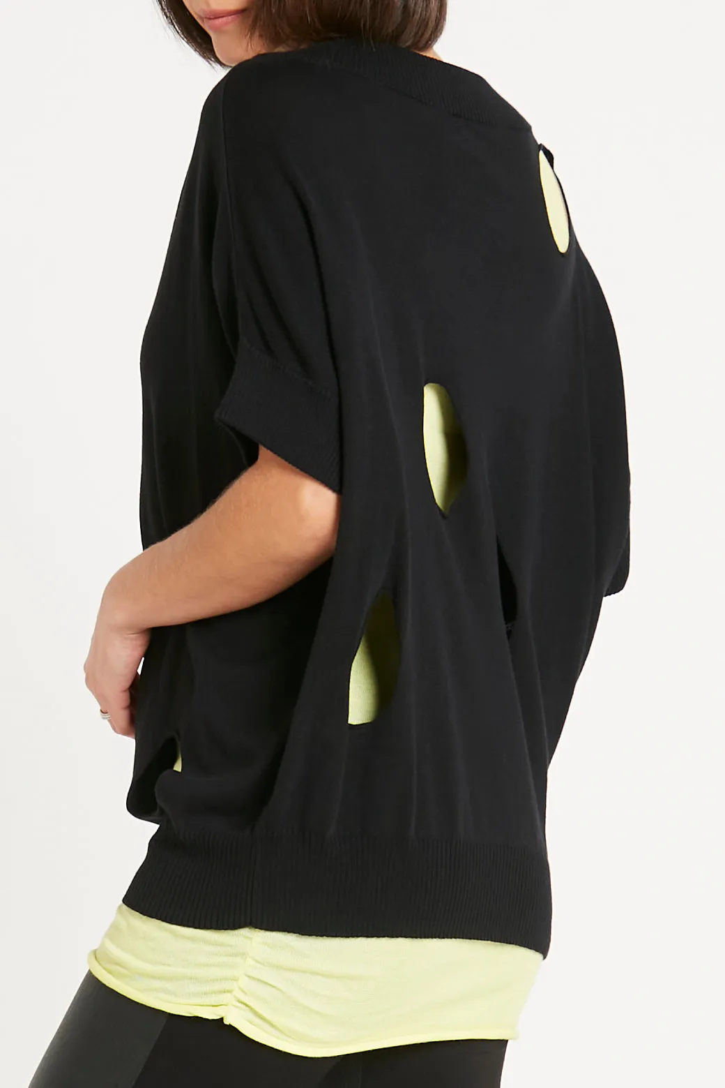 Pima Cotton Round Out Boatneck Sweater