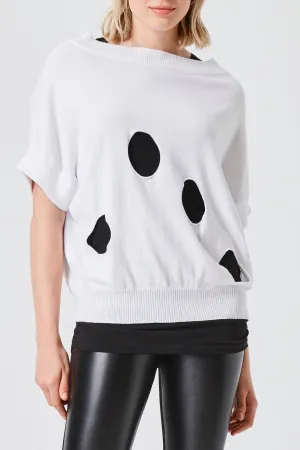 Pima Cotton Round Out Boatneck Sweater