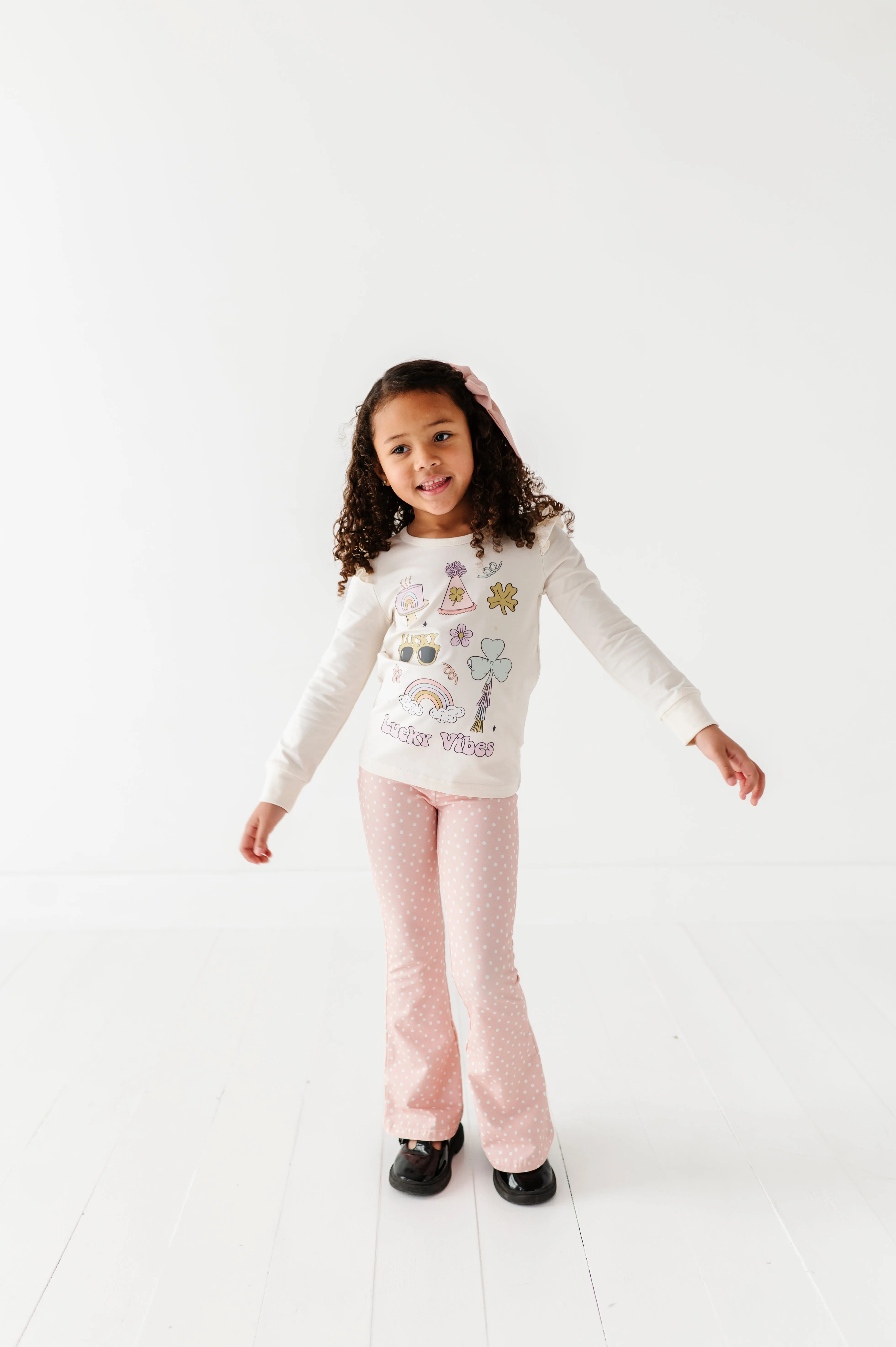 Pink Dottie | Flares