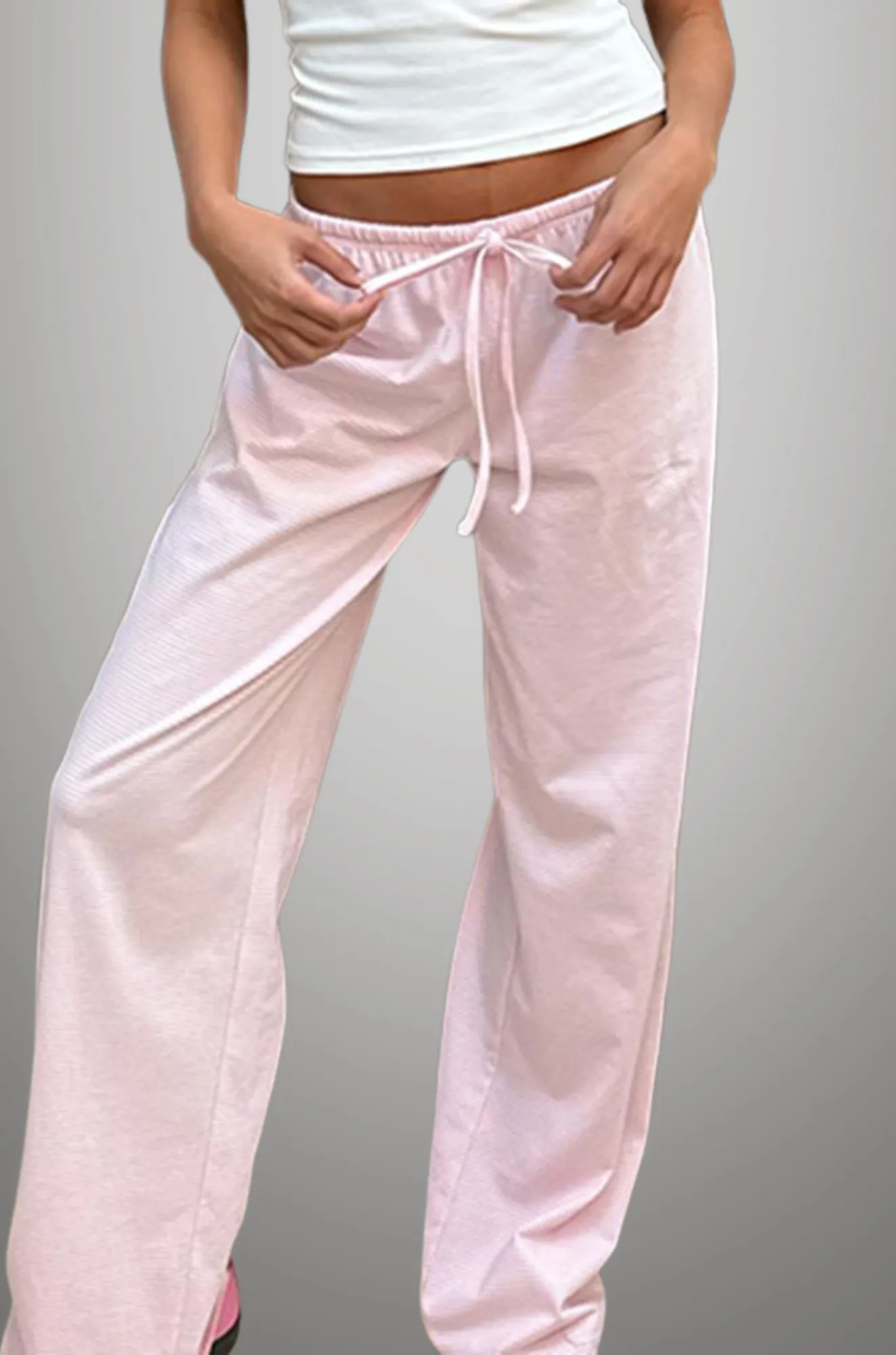 Piper - Soft Striped Lounge Pants for Woman