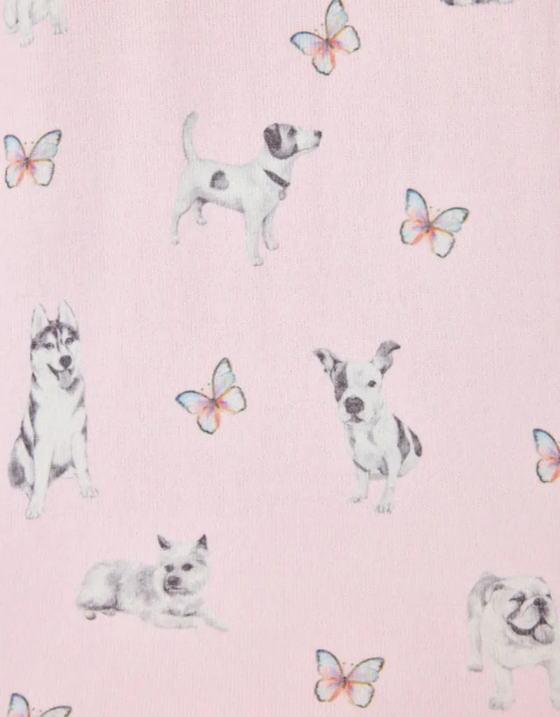 P.J Salvage Butterfly Grove Lounge Pants Pink Tint