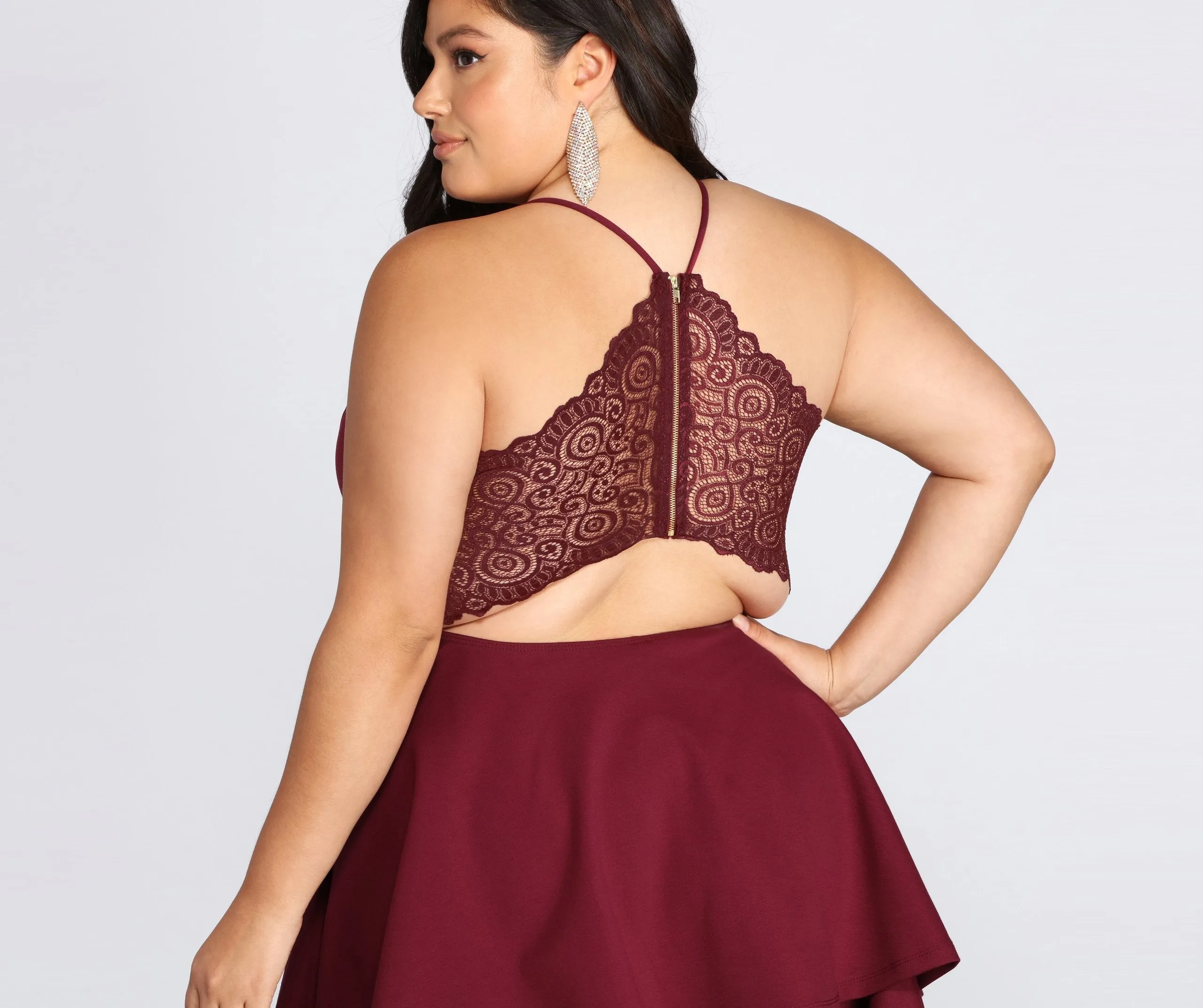 Plus Late Stylish Night Fantasy Dress