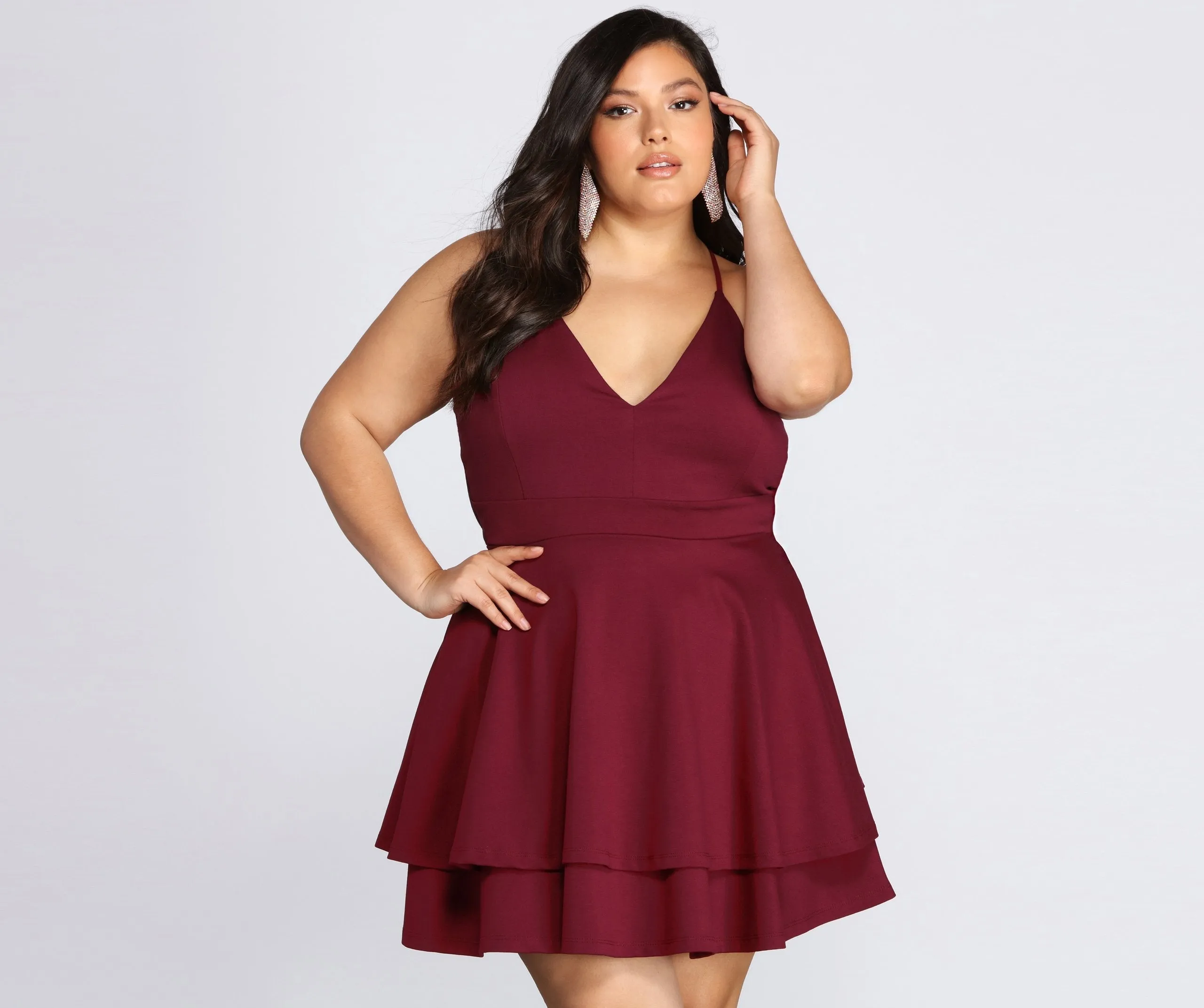 Plus Late Stylish Night Fantasy Dress